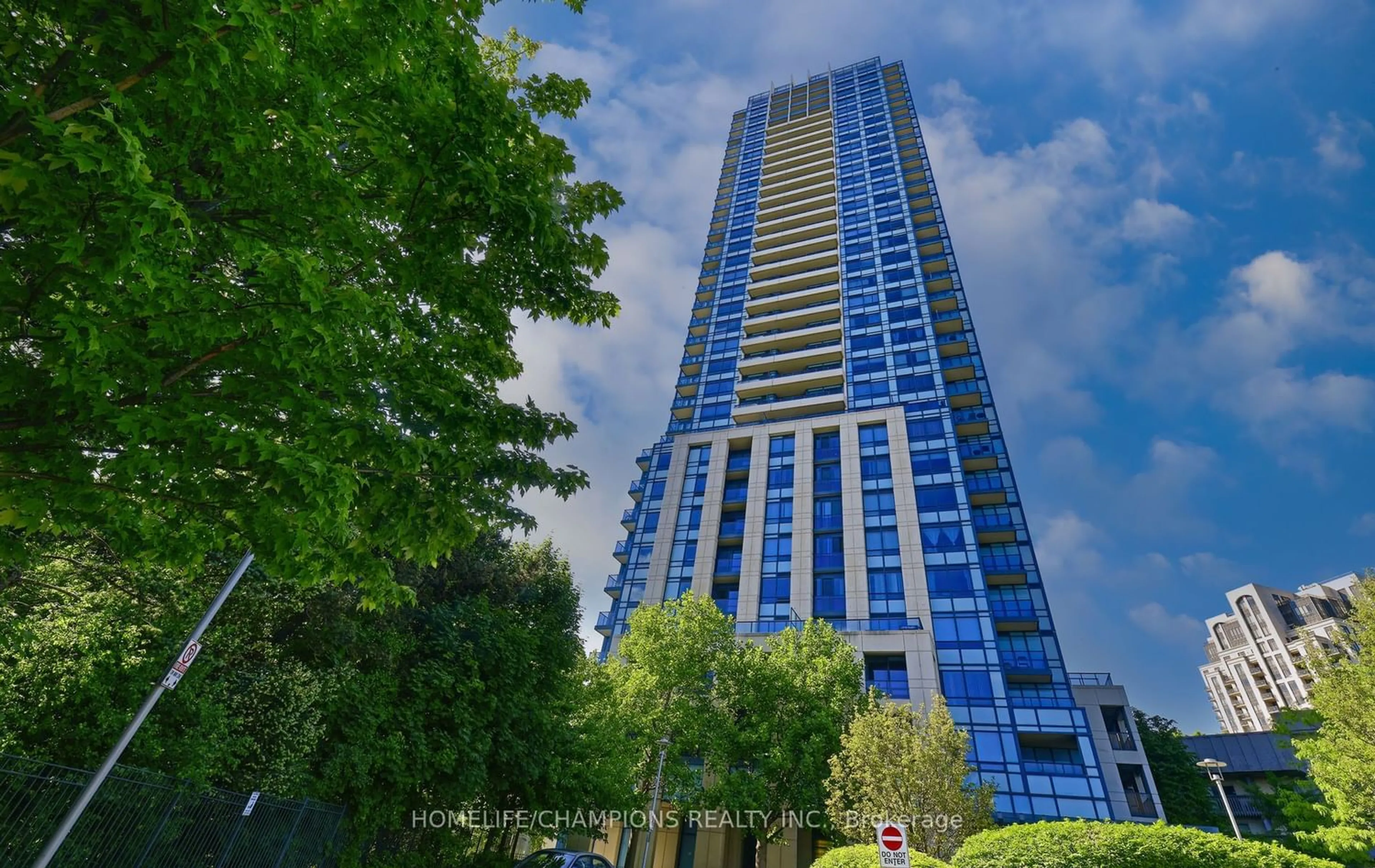 A pic from exterior of the house or condo for 181 Wynford Dr #3101, Toronto Ontario M3C 0C6