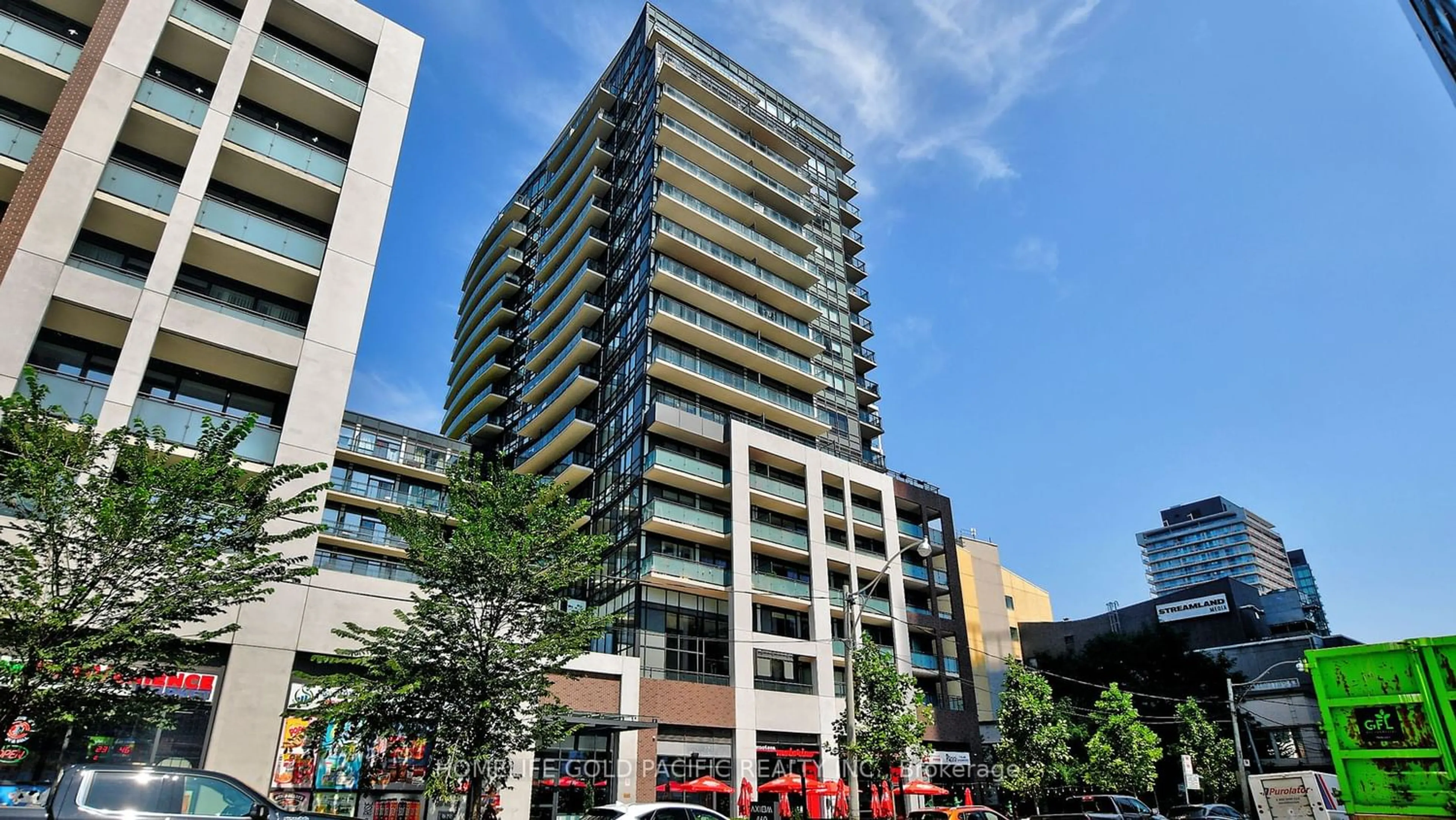 A pic from exterior of the house or condo for 460 Adelaide St #1718, Toronto Ontario M5A 0E7