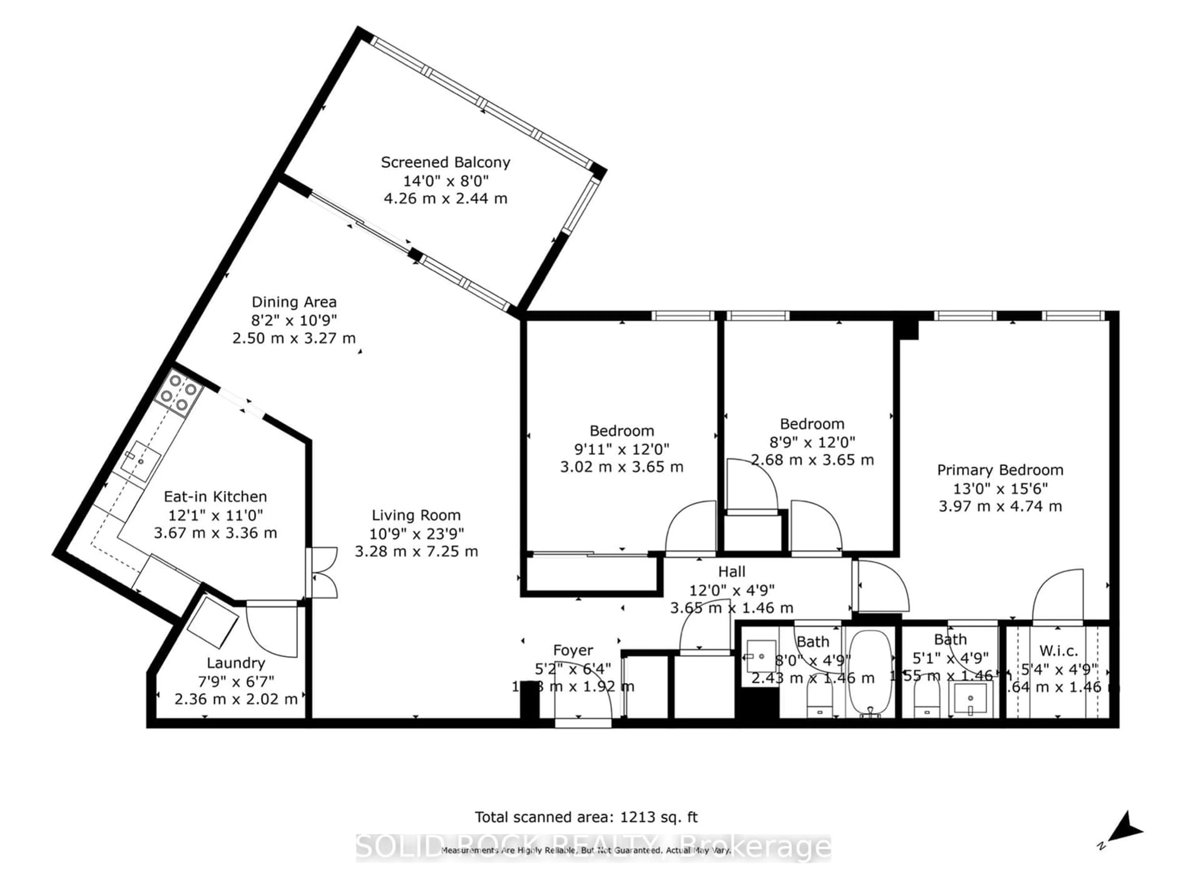 Floor plan for 60 Pavane Linkway #1006, Toronto Ontario M3C 2Y6