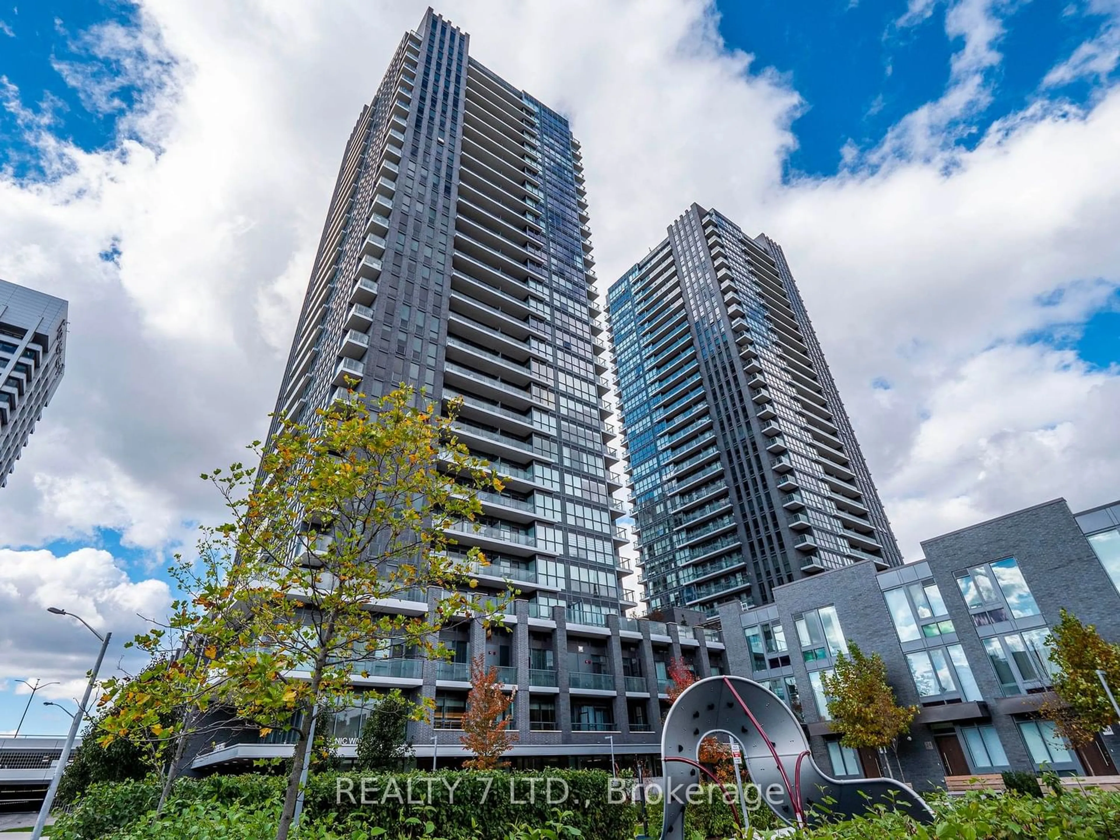 A pic from exterior of the house or condo for 6 Sonic Way #907, Toronto Ontario M3C 0P1