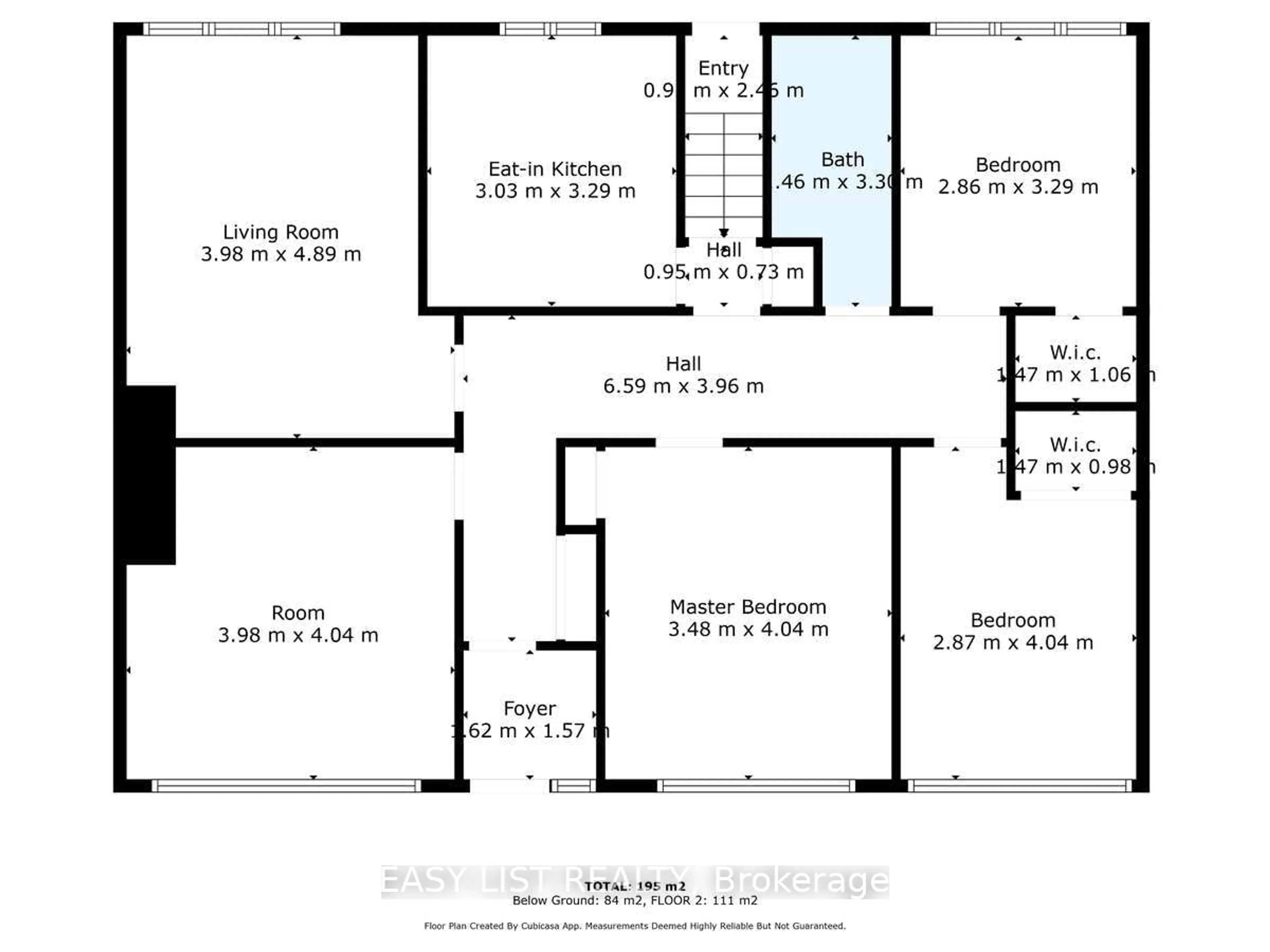 Floor plan for 195 Senlac Rd, Toronto Ontario M2R 1P3