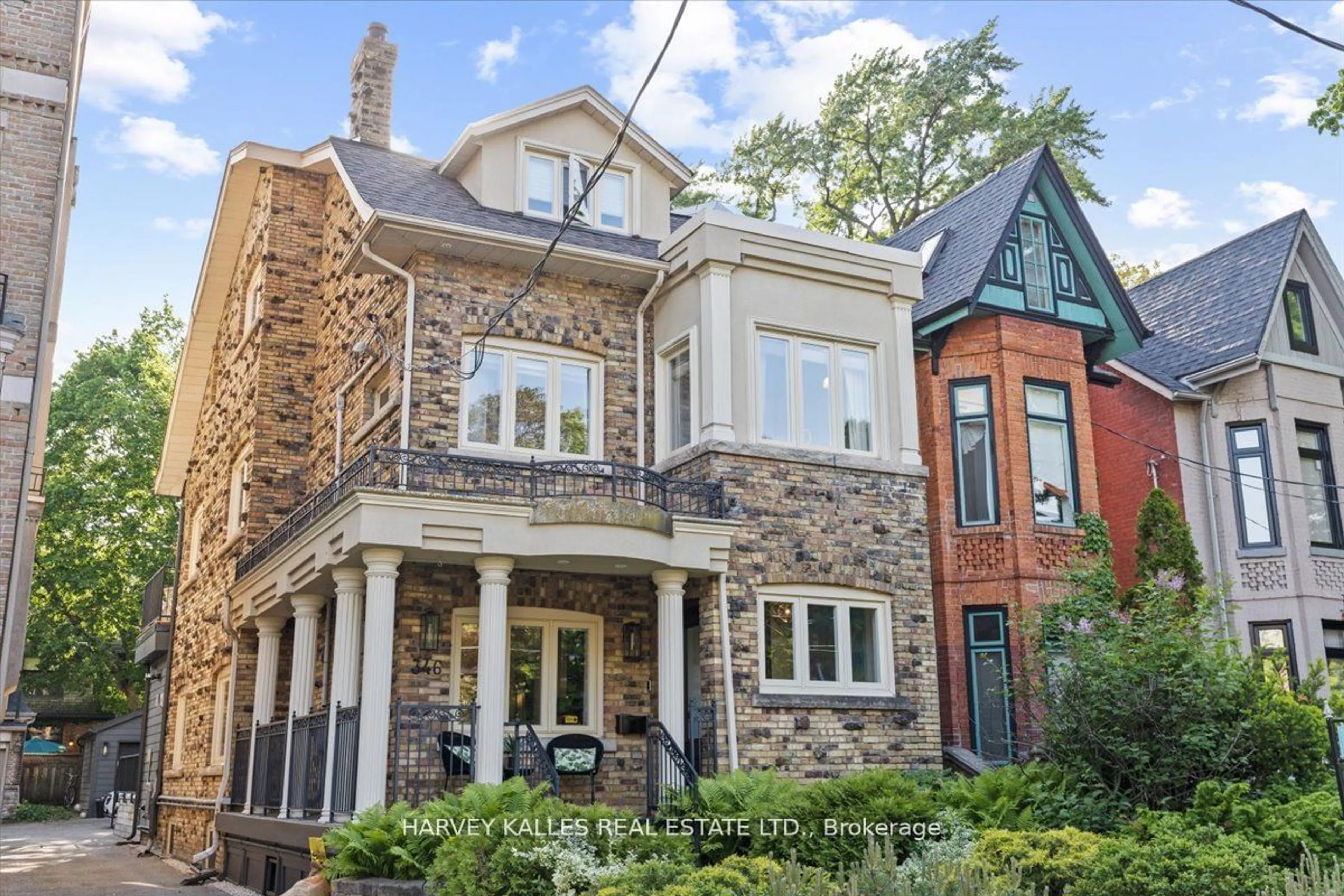 Home with brick exterior material for 346 Brunswick Ave, Toronto Ontario M5R 2Y9