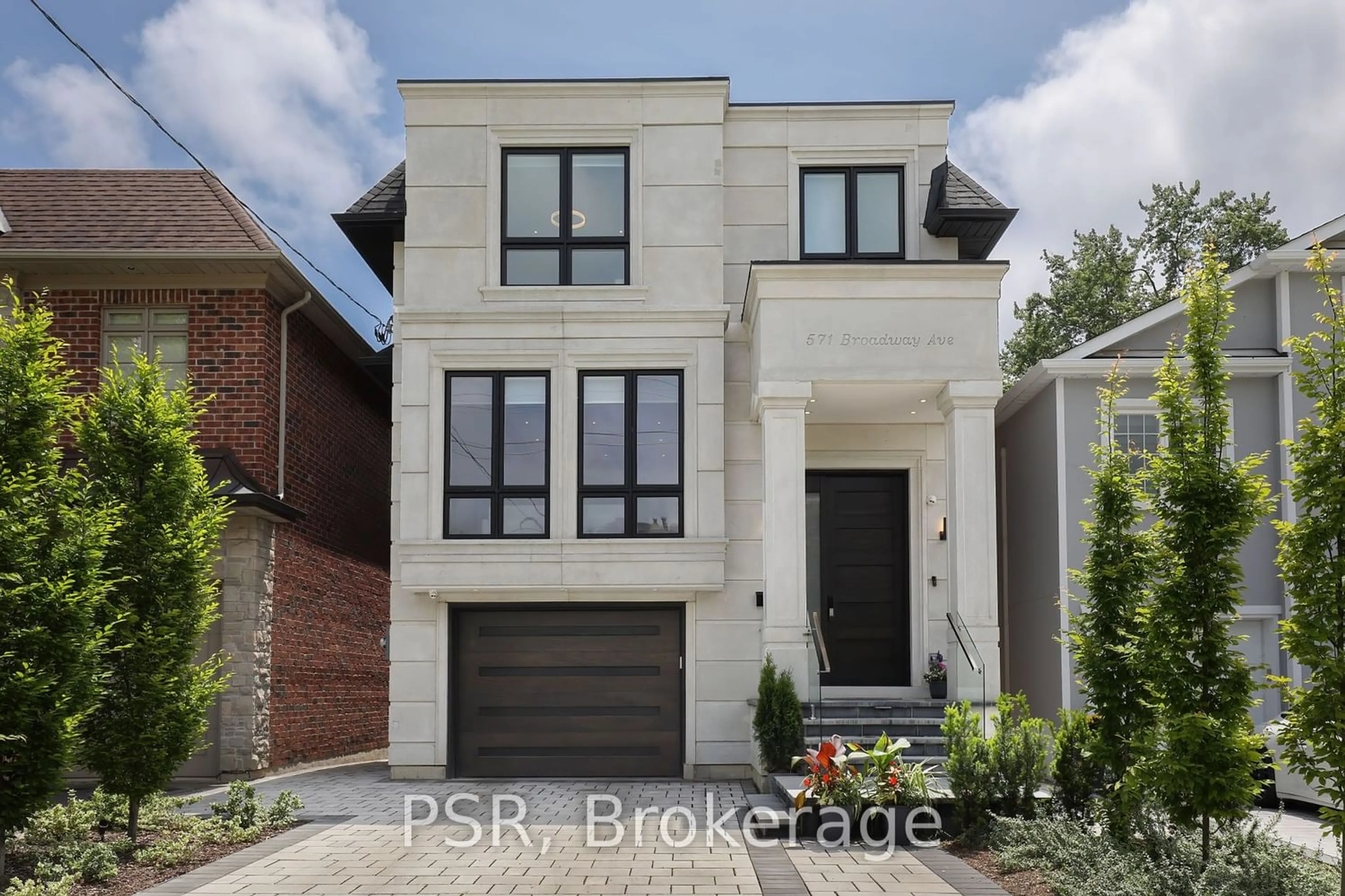 Home with brick exterior material for 571 Broadway Ave, Toronto Ontario M4G 2S2