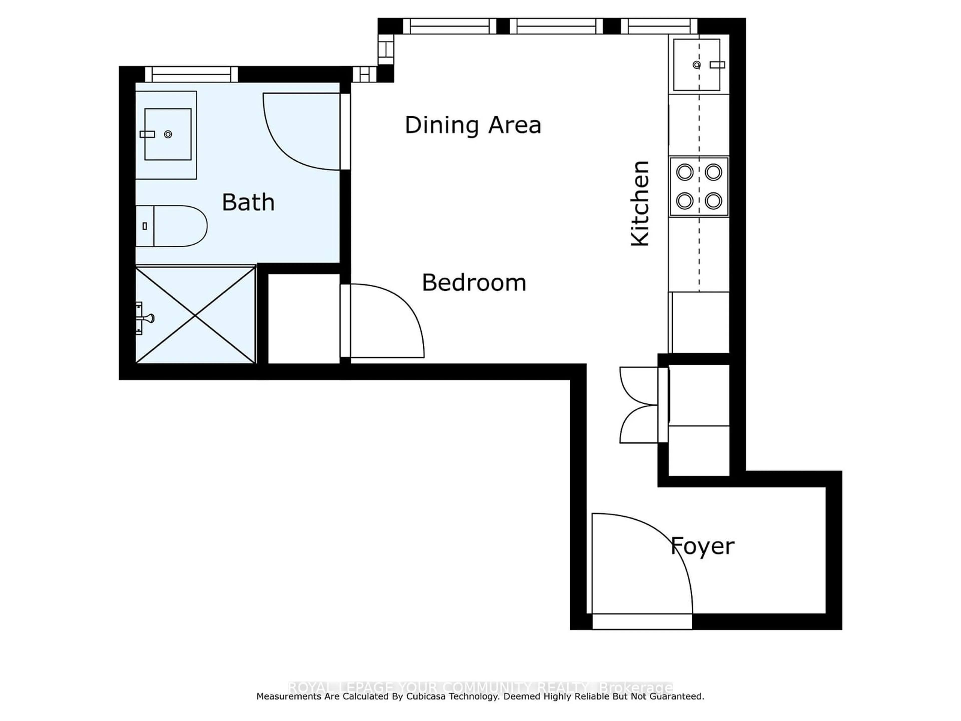 Floor plan for 28 Wellesley St #2110, Toronto Ontario M4Y 0C4