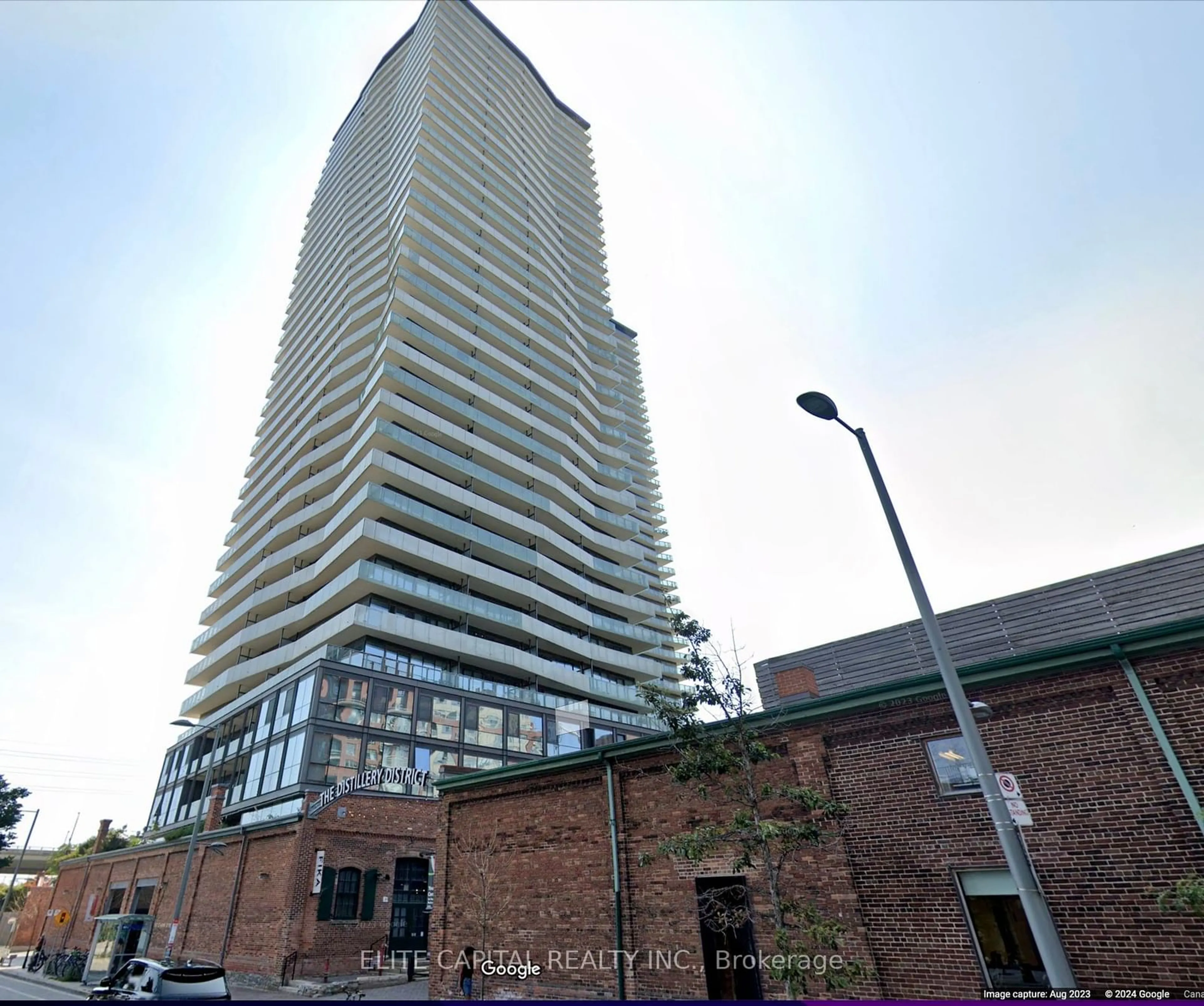 A pic from exterior of the house or condo for 390 Cherry St #405, Toronto Ontario M5A 0E2