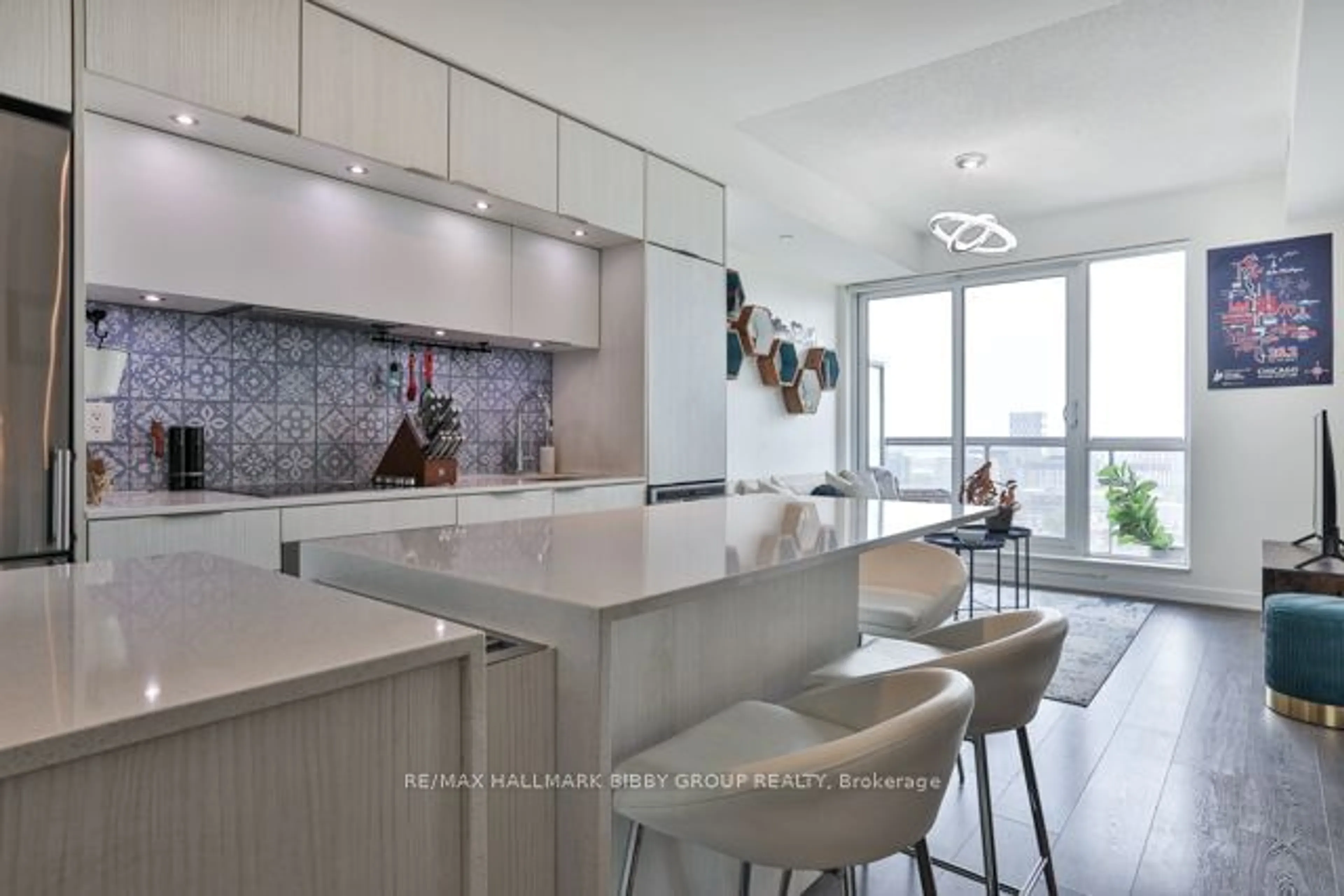 Contemporary kitchen for 55 Regent Park Blvd #1704, Toronto Ontario M5A 0C2