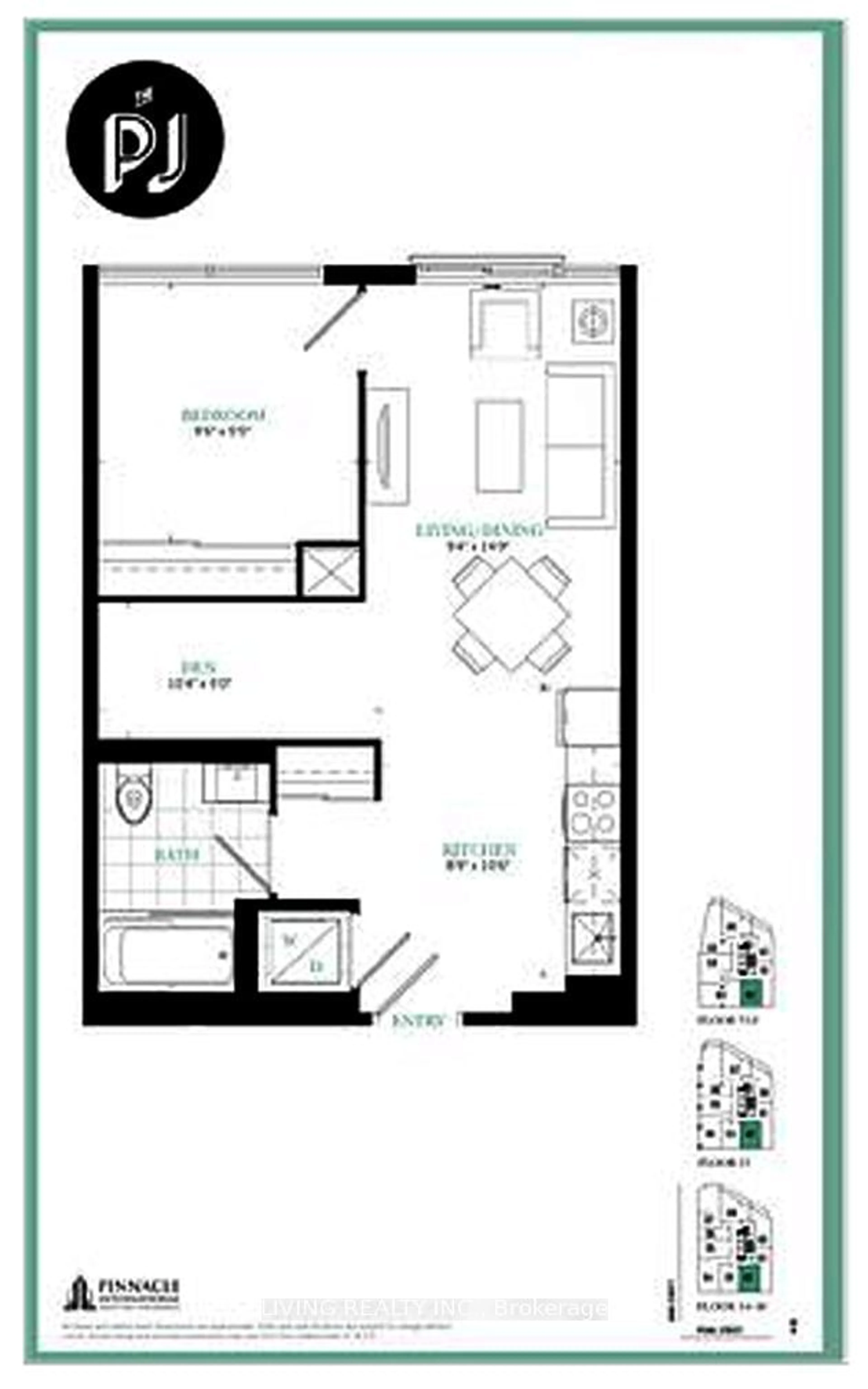 Floor plan for 99 John St #3902, Toronto Ontario M5V 0S6