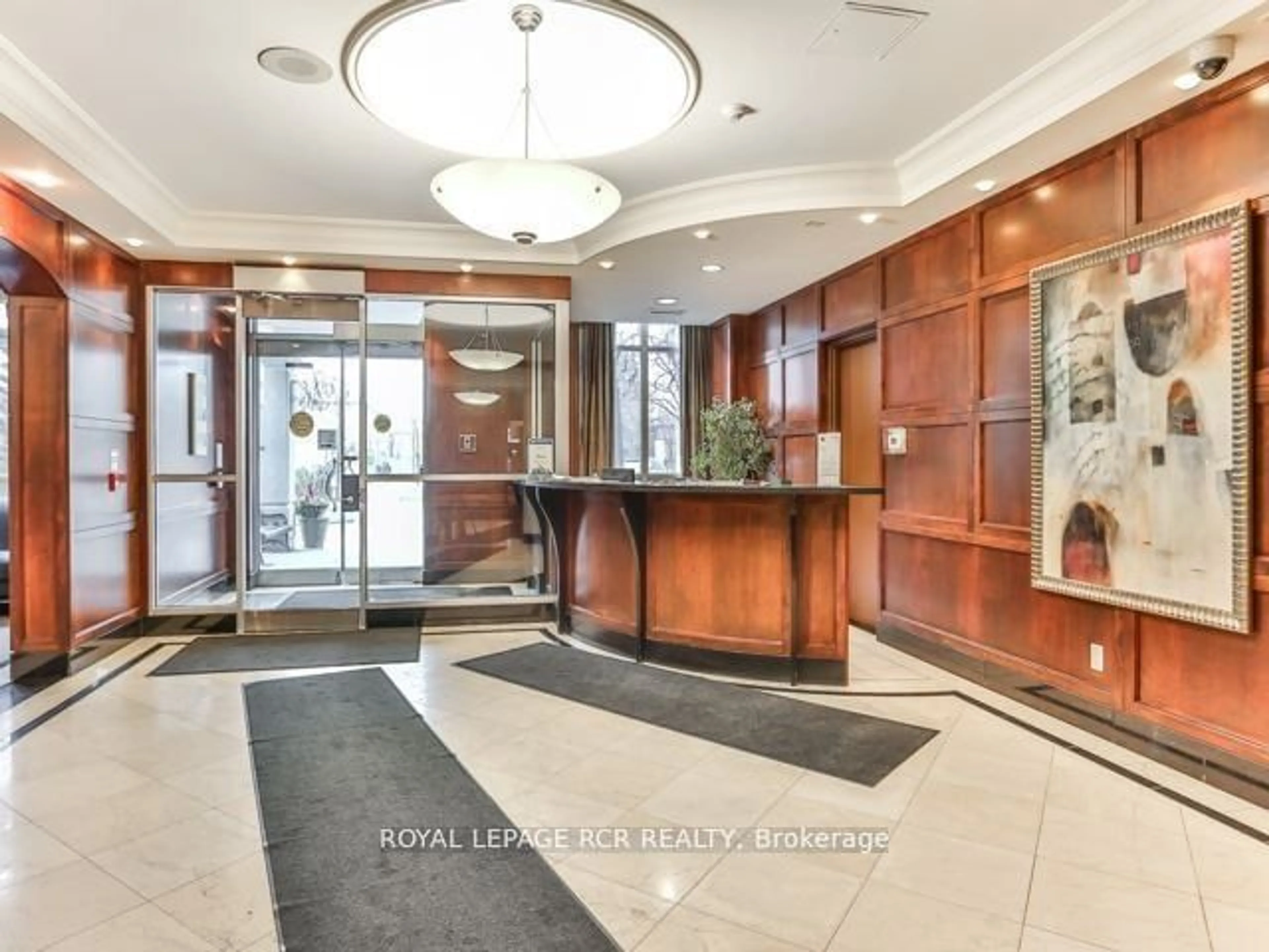Indoor lobby for 35 Finch Ave #PH201, Toronto Ontario M2N 6Z8