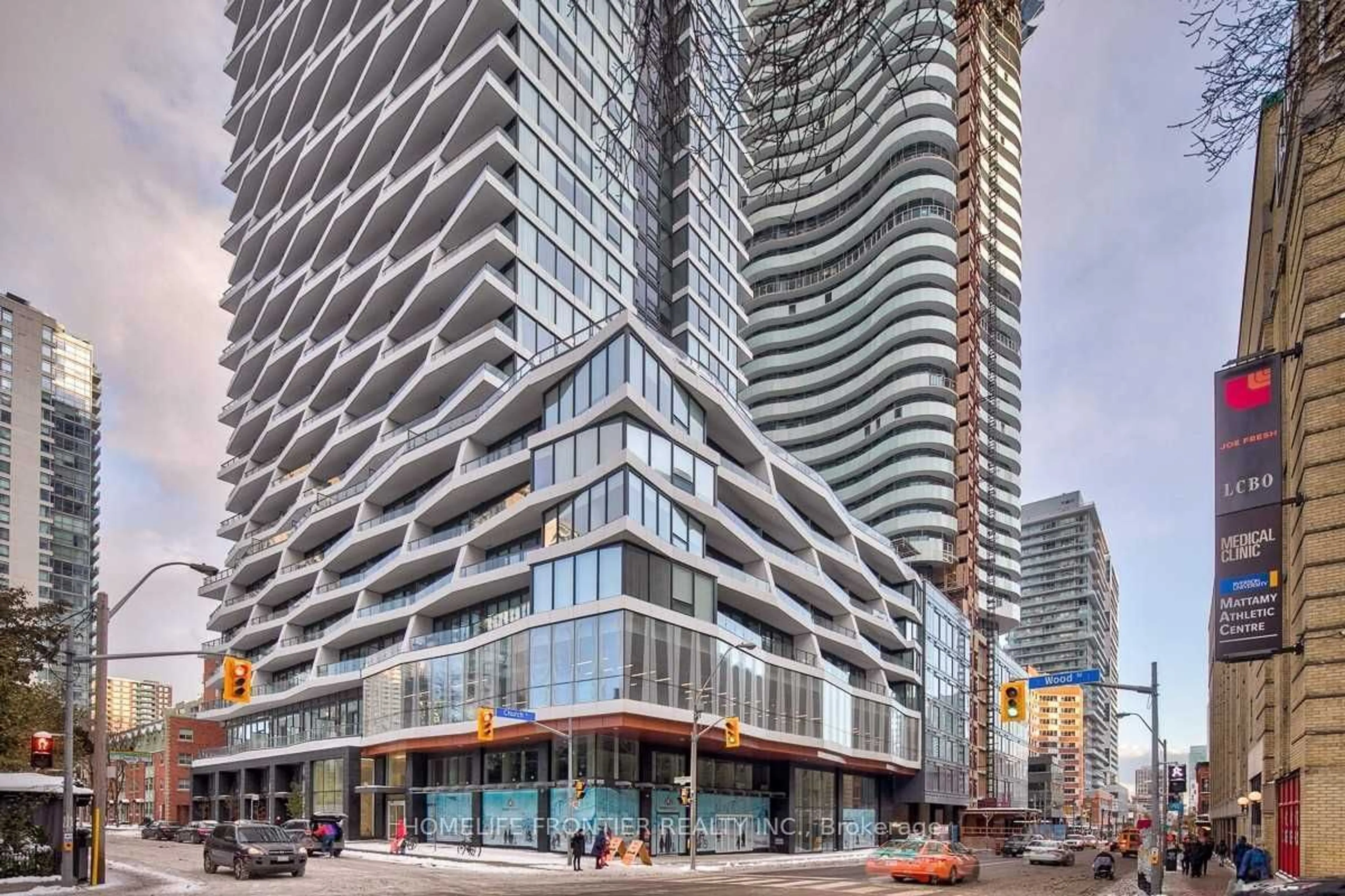 A pic from exterior of the house or condo for 85 Wood St #3001, Toronto Ontario M4Y 0E8