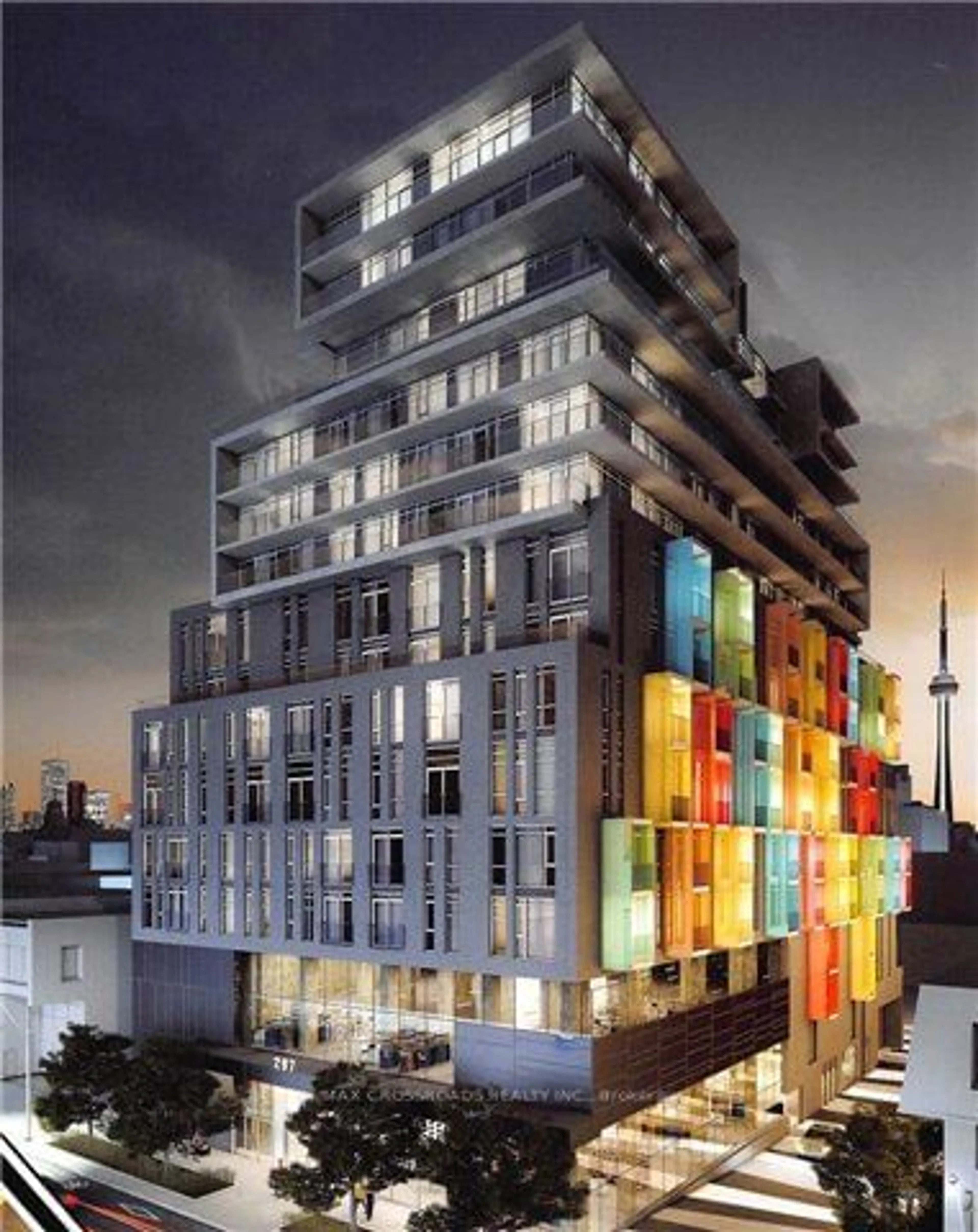 A pic from exterior of the house or condo for 297 College St #518, Toronto Ontario M5T 0C2