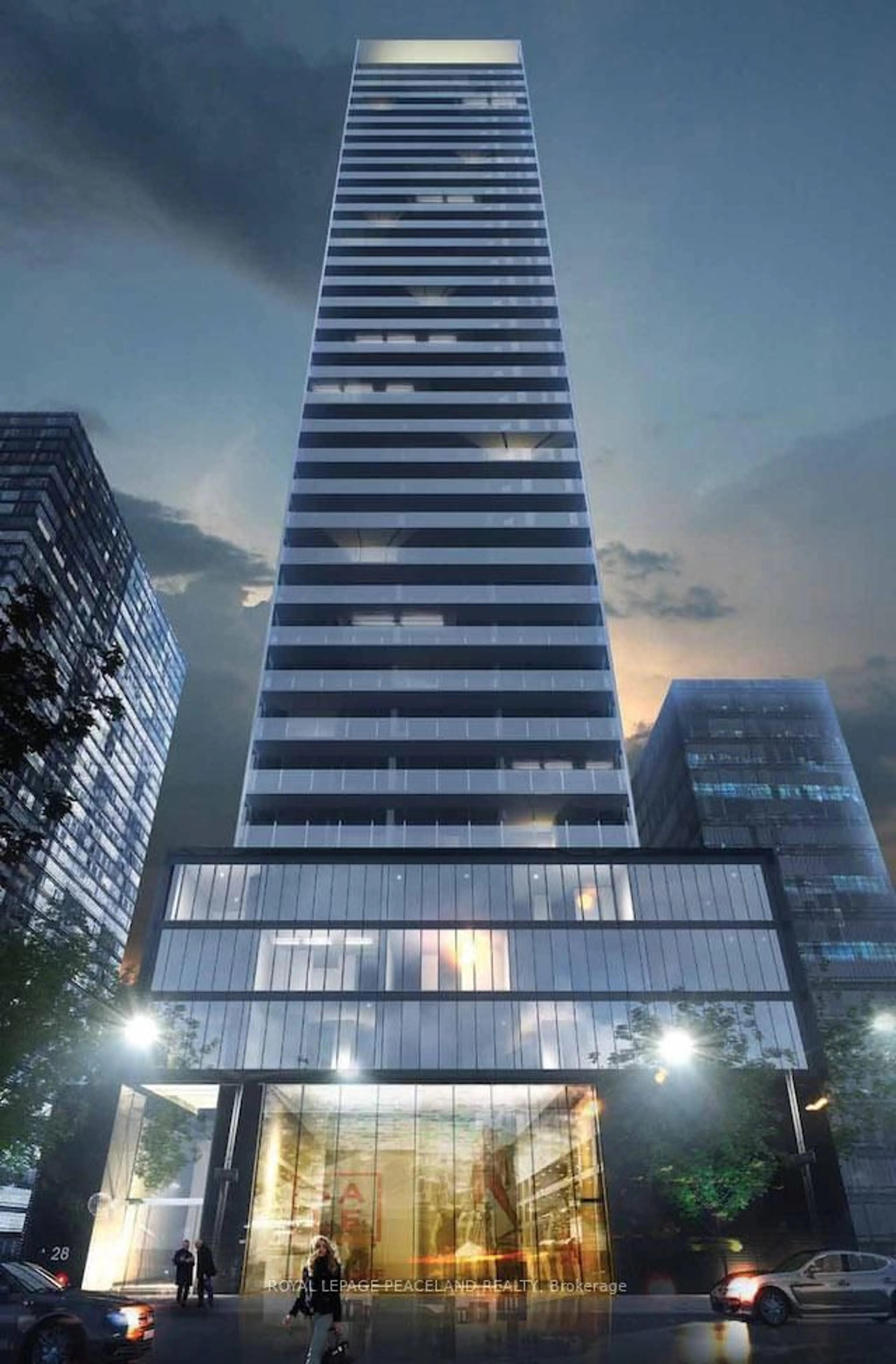 A pic from exterior of the house or condo for 28 Wellesley St #3604, Toronto Ontario M4Y 0C4