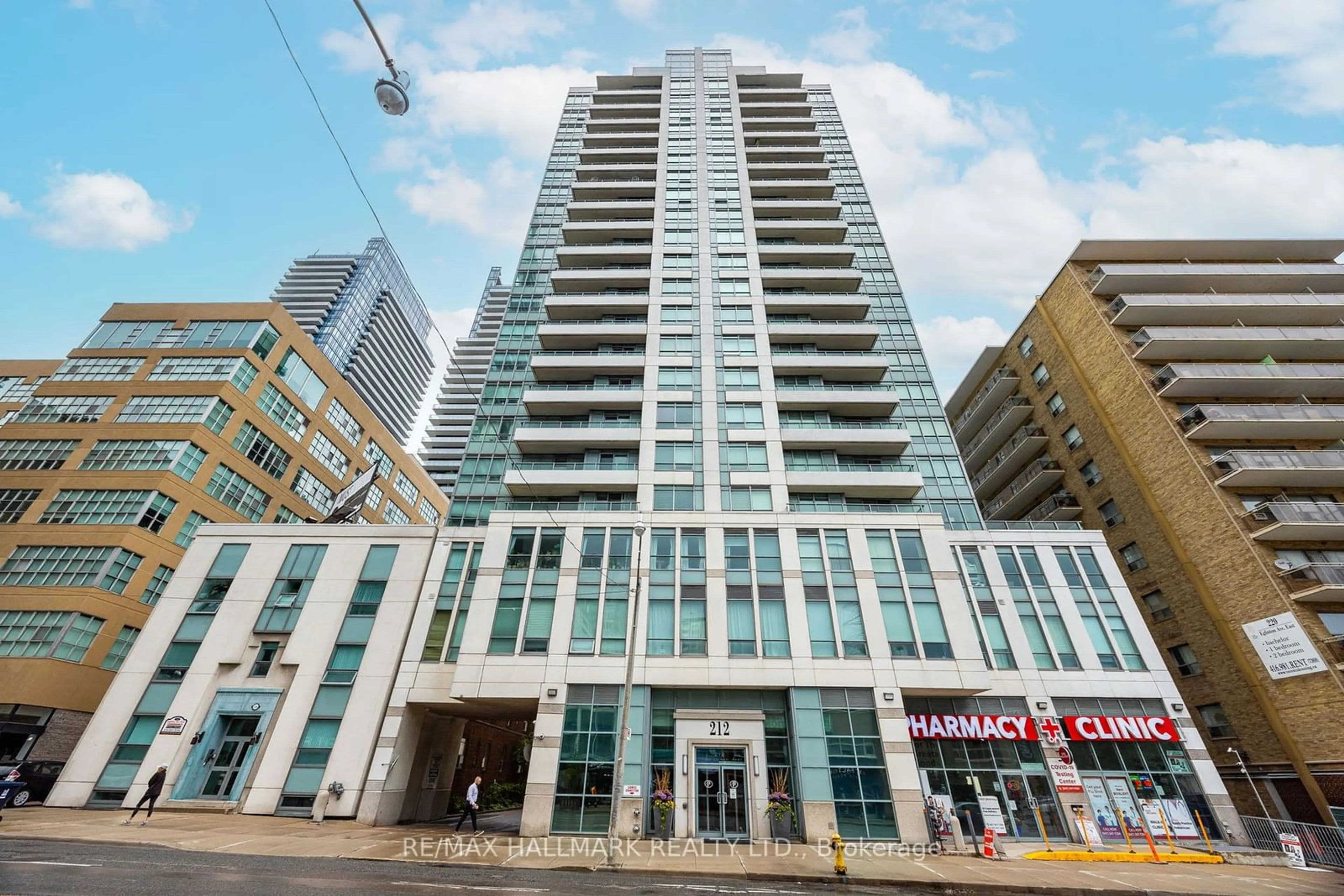 A pic from exterior of the house or condo for 212 Eglinton Ave #804, Toronto Ontario M4P 0A3