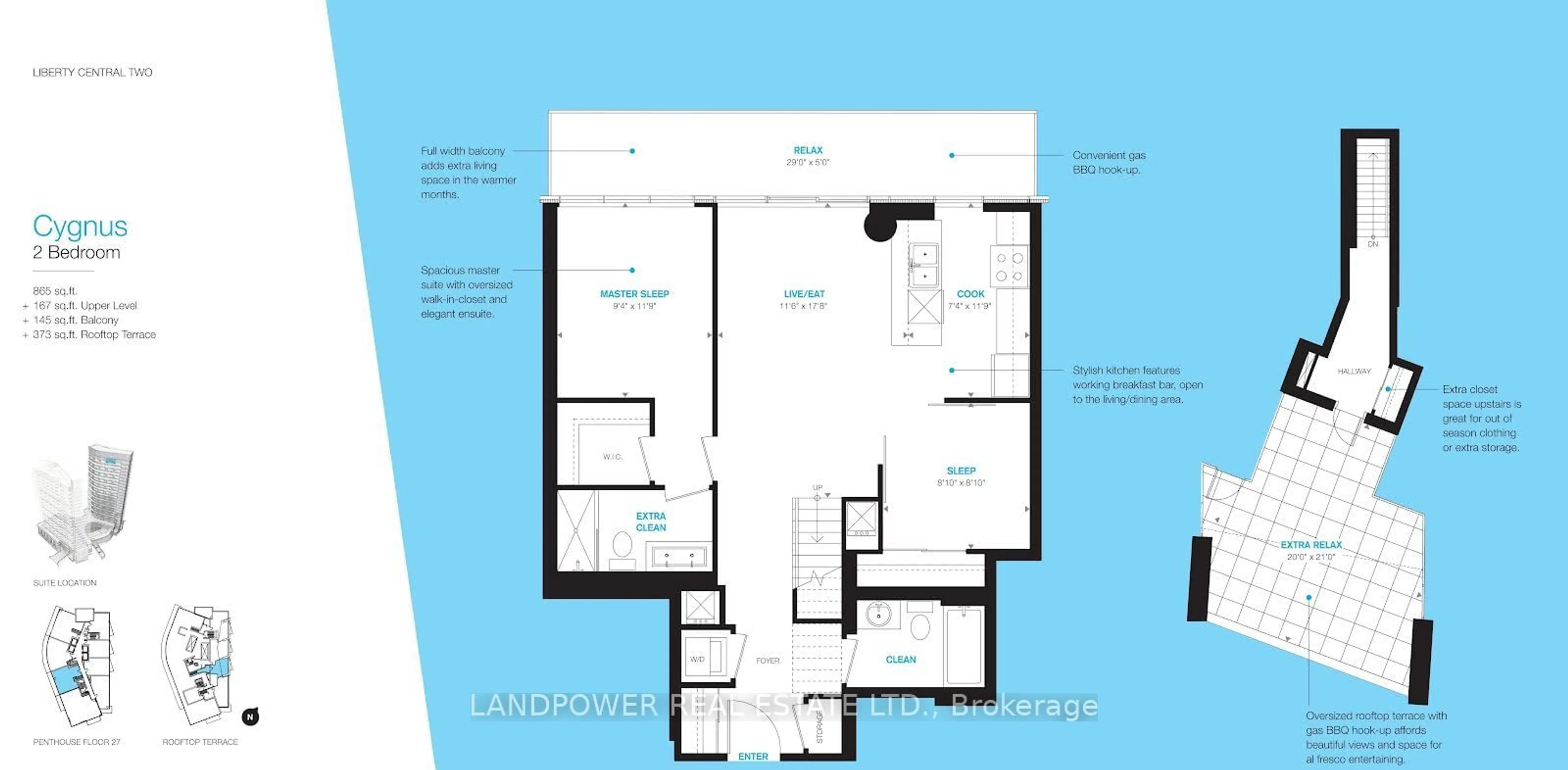 Floor plan for 49 East Liberty St #PH04, Toronto Ontario M6K 0B2