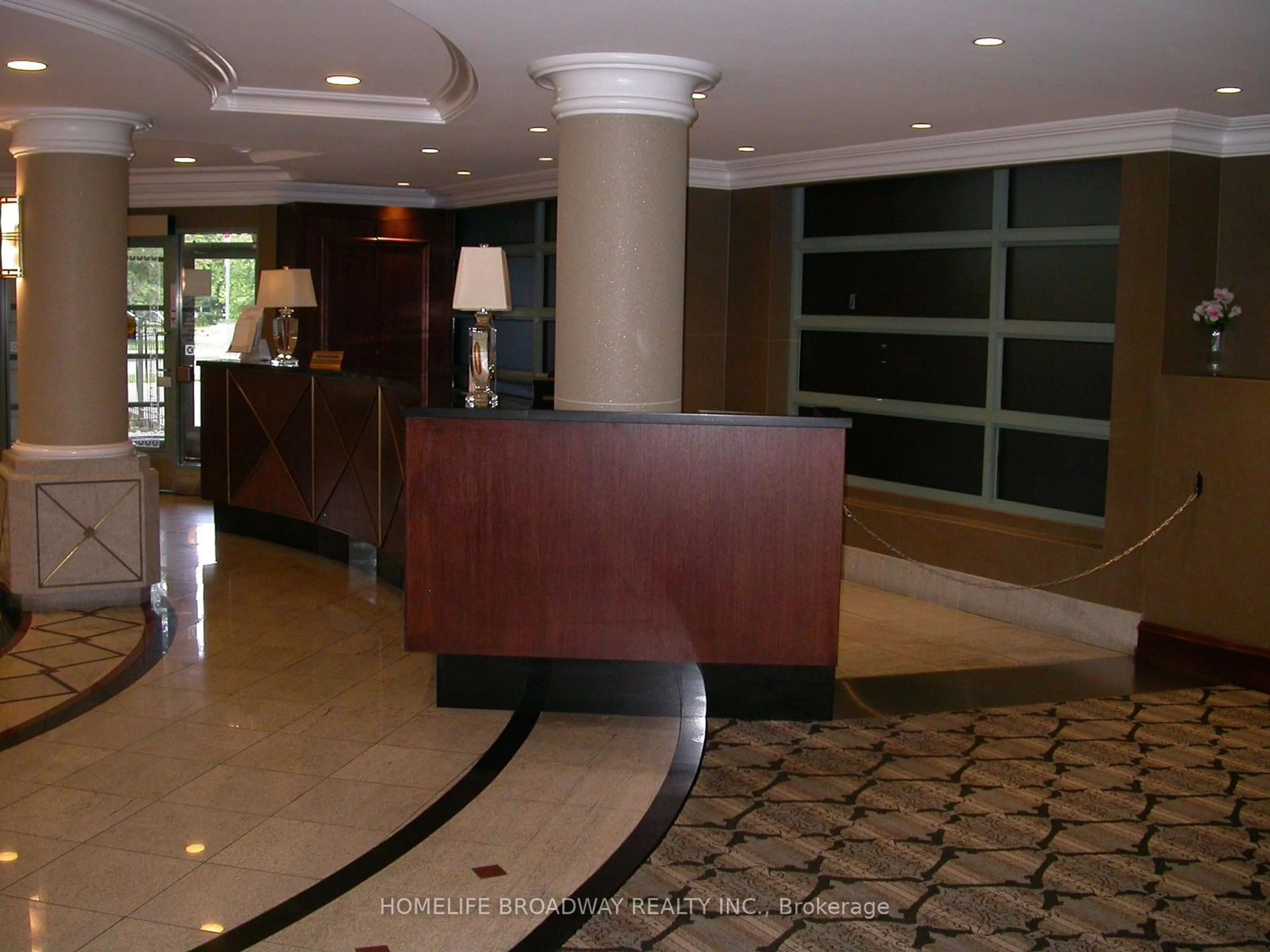 Indoor lobby for 18 Pemberton Ave #601, Toronto Ontario M2M 4K9