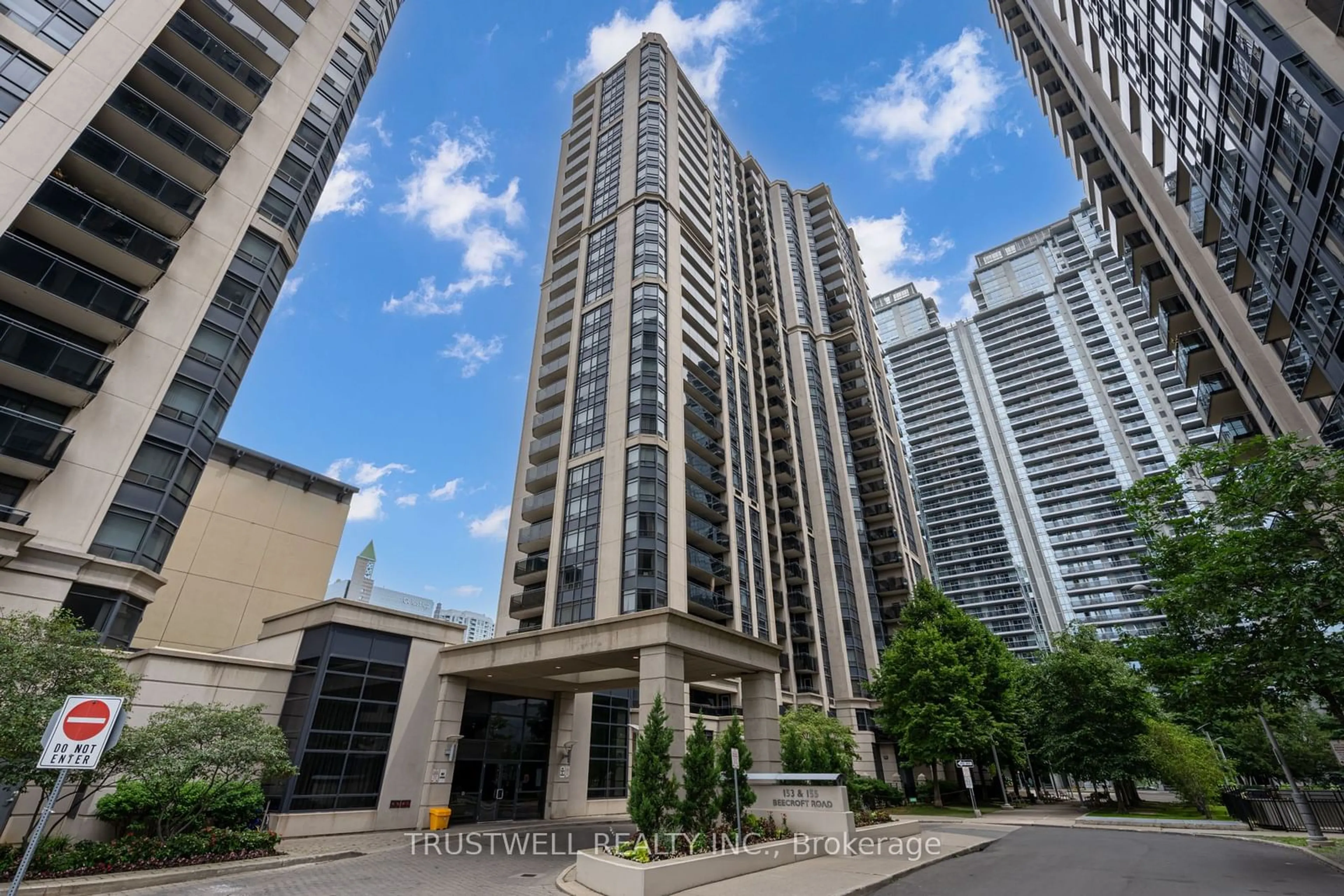 A pic from exterior of the house or condo for 155 Beecroft Rd #1501, Toronto Ontario M2N 7C6