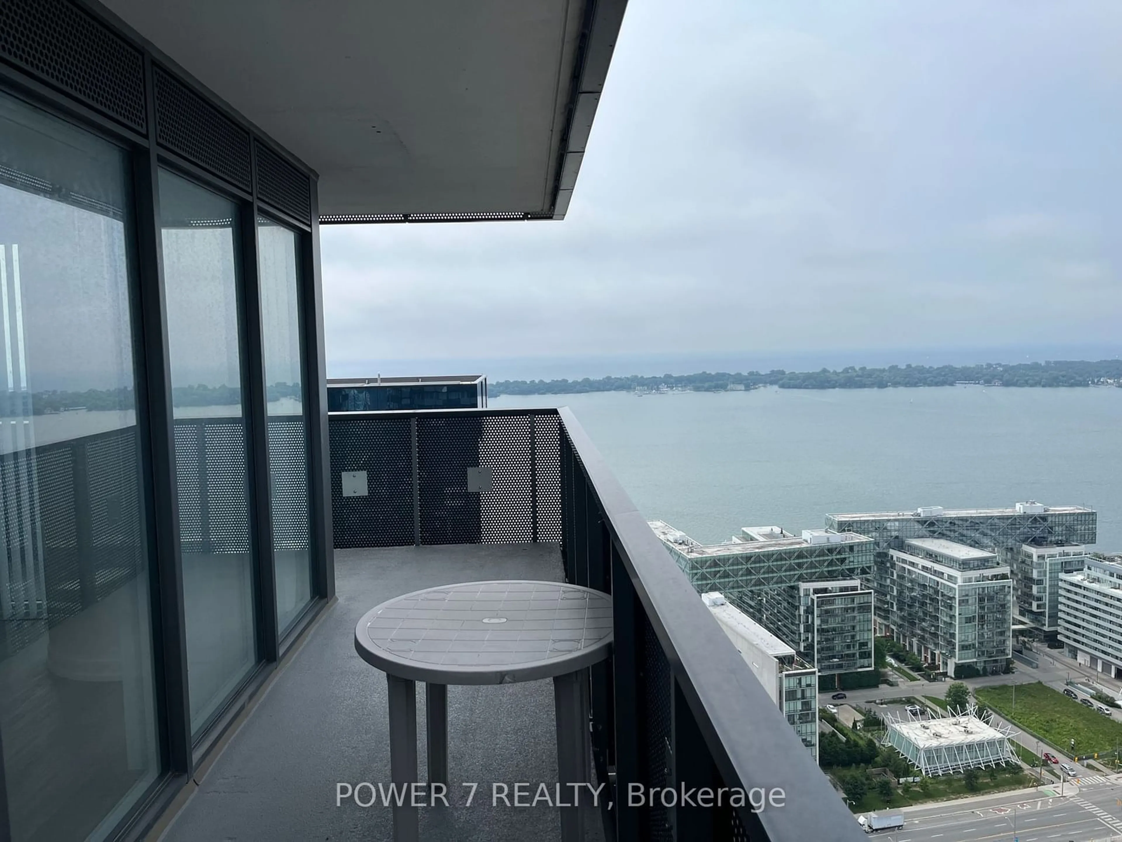 Balcony in the apartment for 55 Cooper St #4511, Toronto Ontario M5E 0G1
