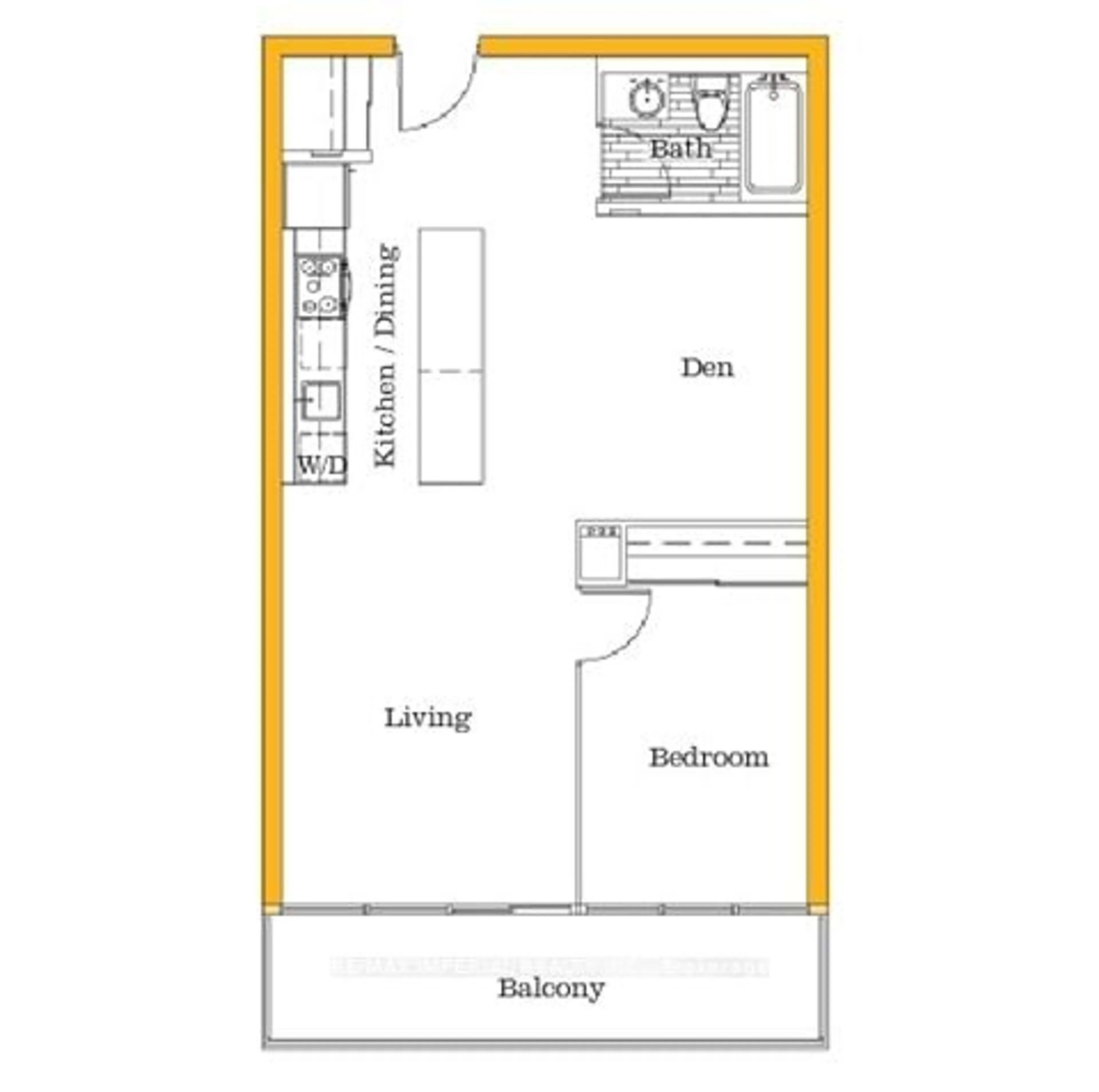 Floor plan for 19 Singer Crt #902, Toronto Ontario M2K 0B2