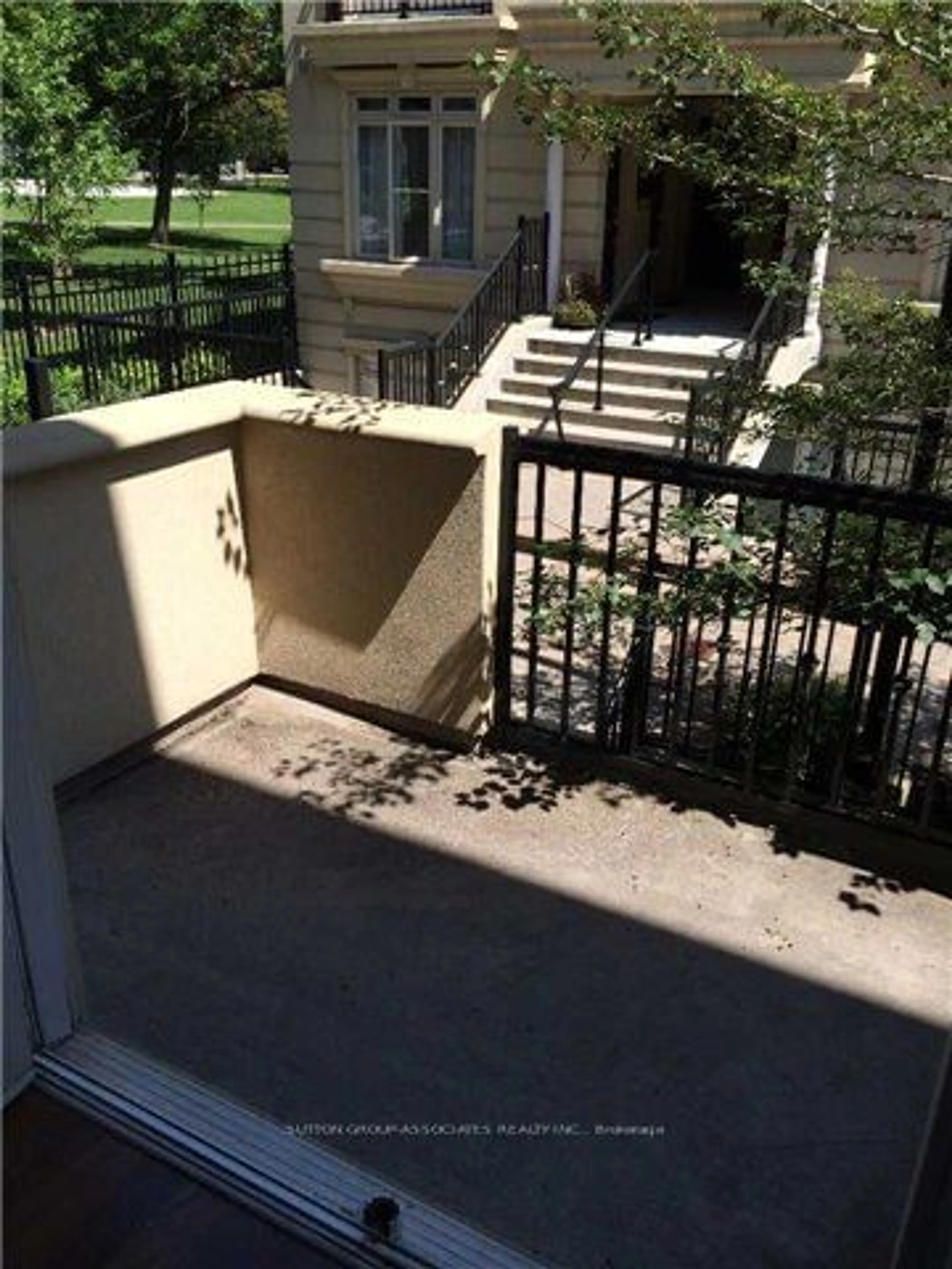 Balcony in the apartment for 78 Carr St #12, Toronto Ontario M5T 1B7