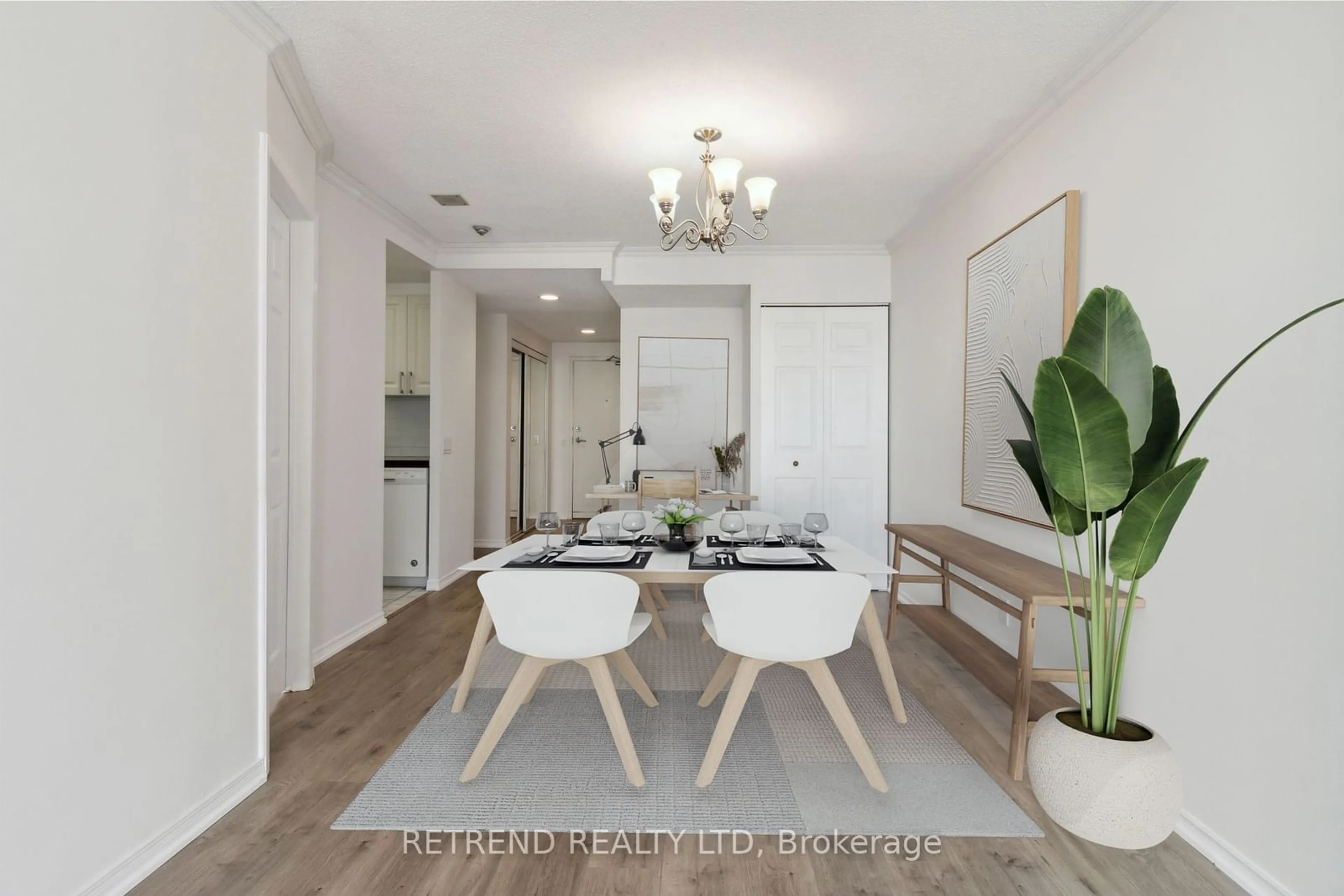 Dining room for 7 Bishop Ave #1013, Toronto Ontario M2M 4J4