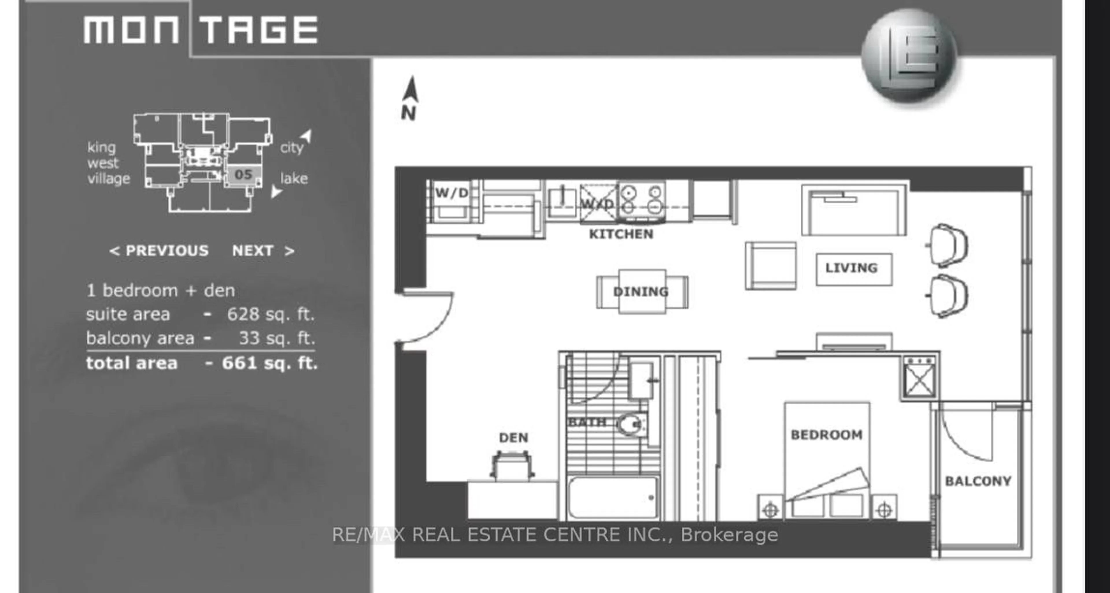 Floor plan for 25 Telegram Mews #4105, Toronto Ontario M5V 3Z1
