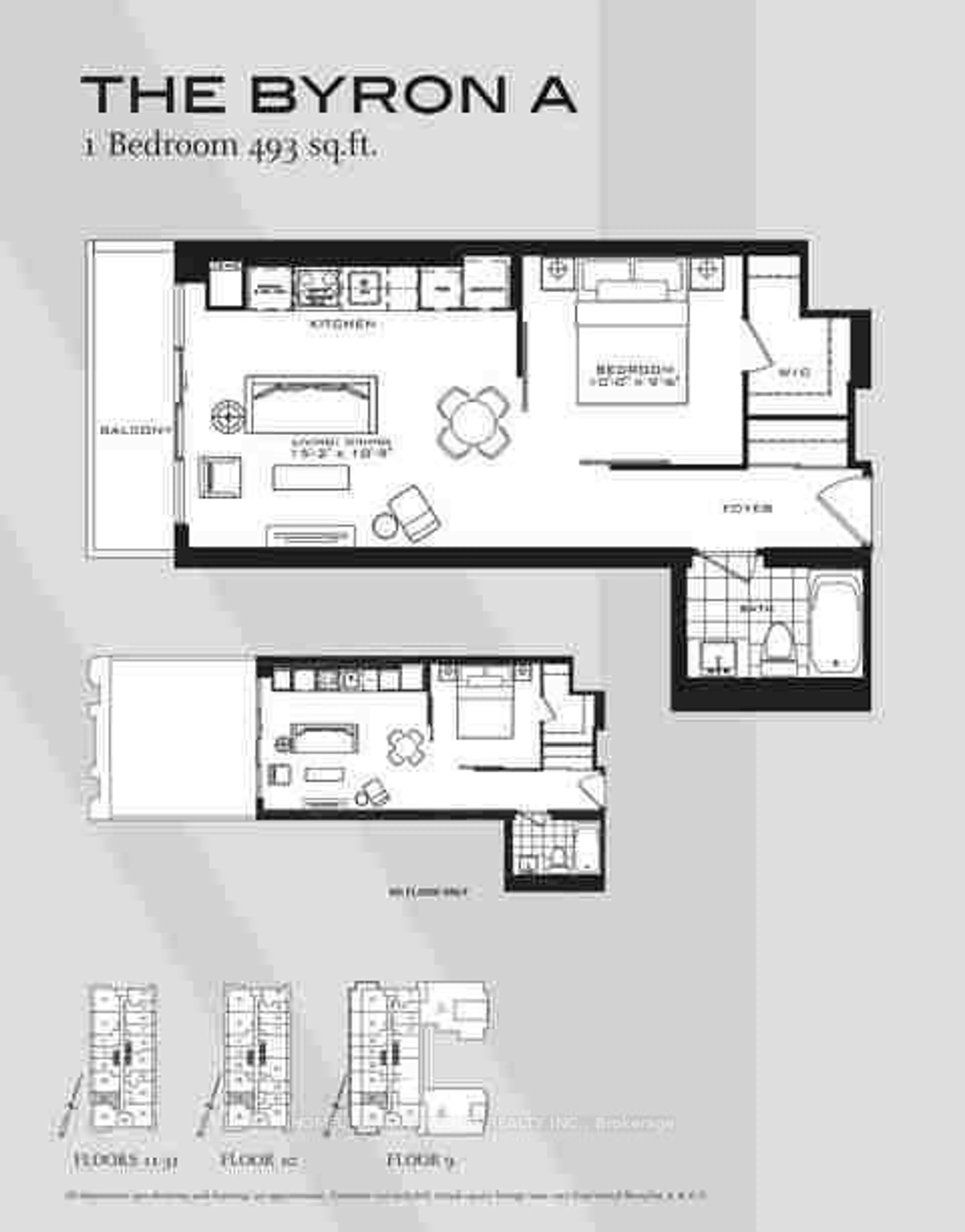 Floor plan for 955 Bay St #1108, Toronto Ontario M2S 0C6