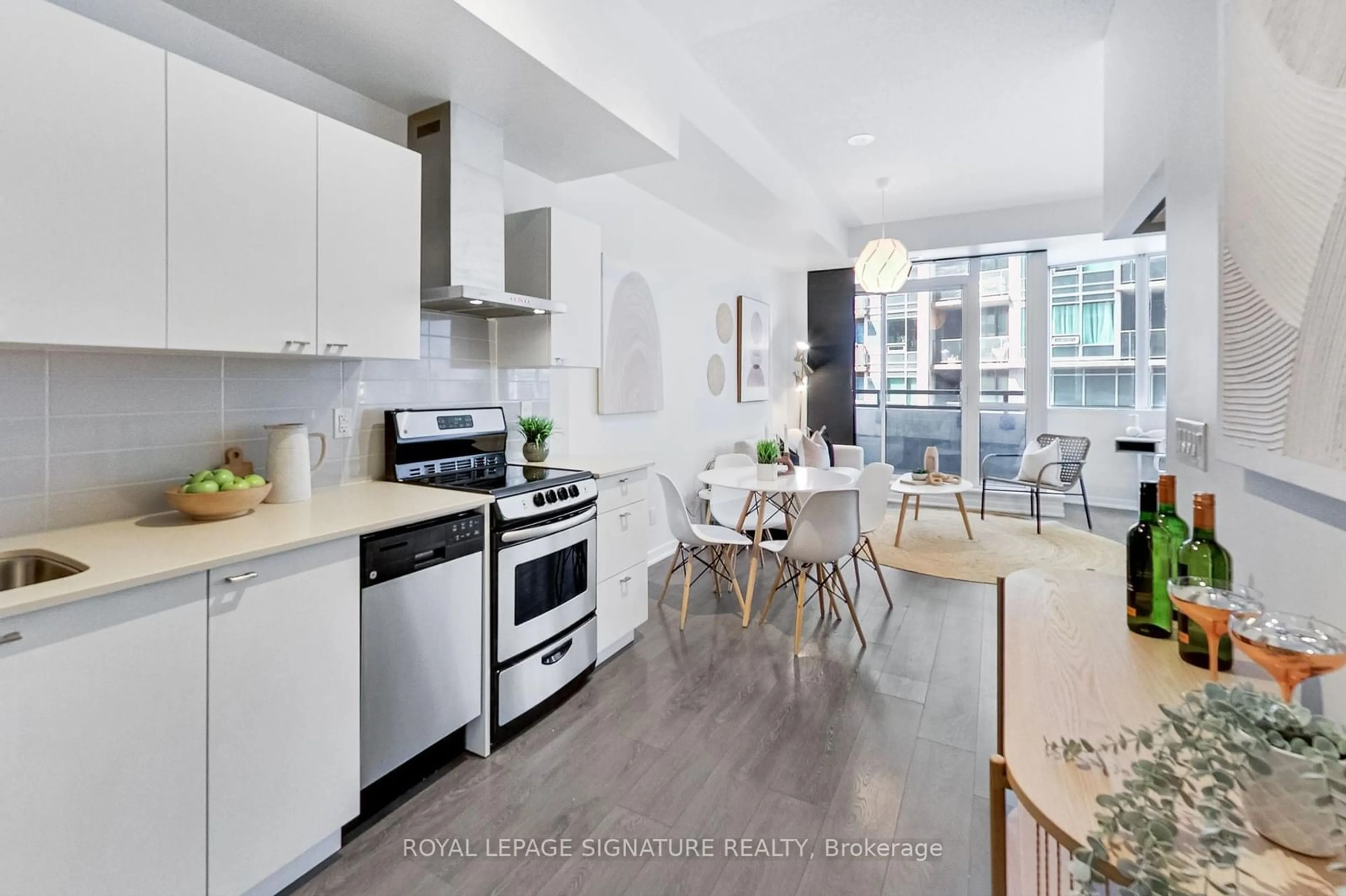 Contemporary kitchen for 51 East Liberty St #201, Toronto Ontario M6K 3P8