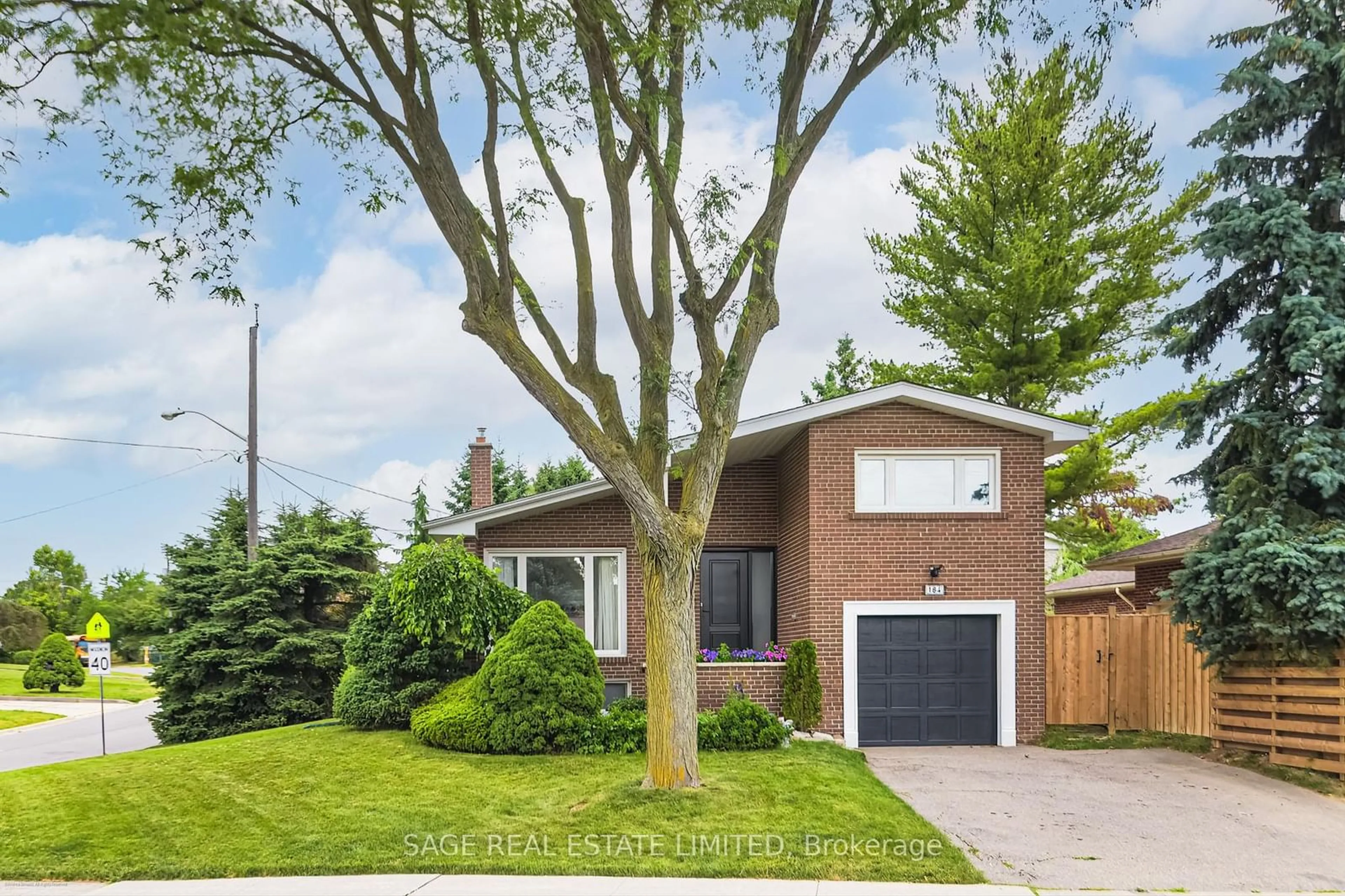 Home with brick exterior material for 164 Sweeney Dr, Toronto Ontario M4A 1V2