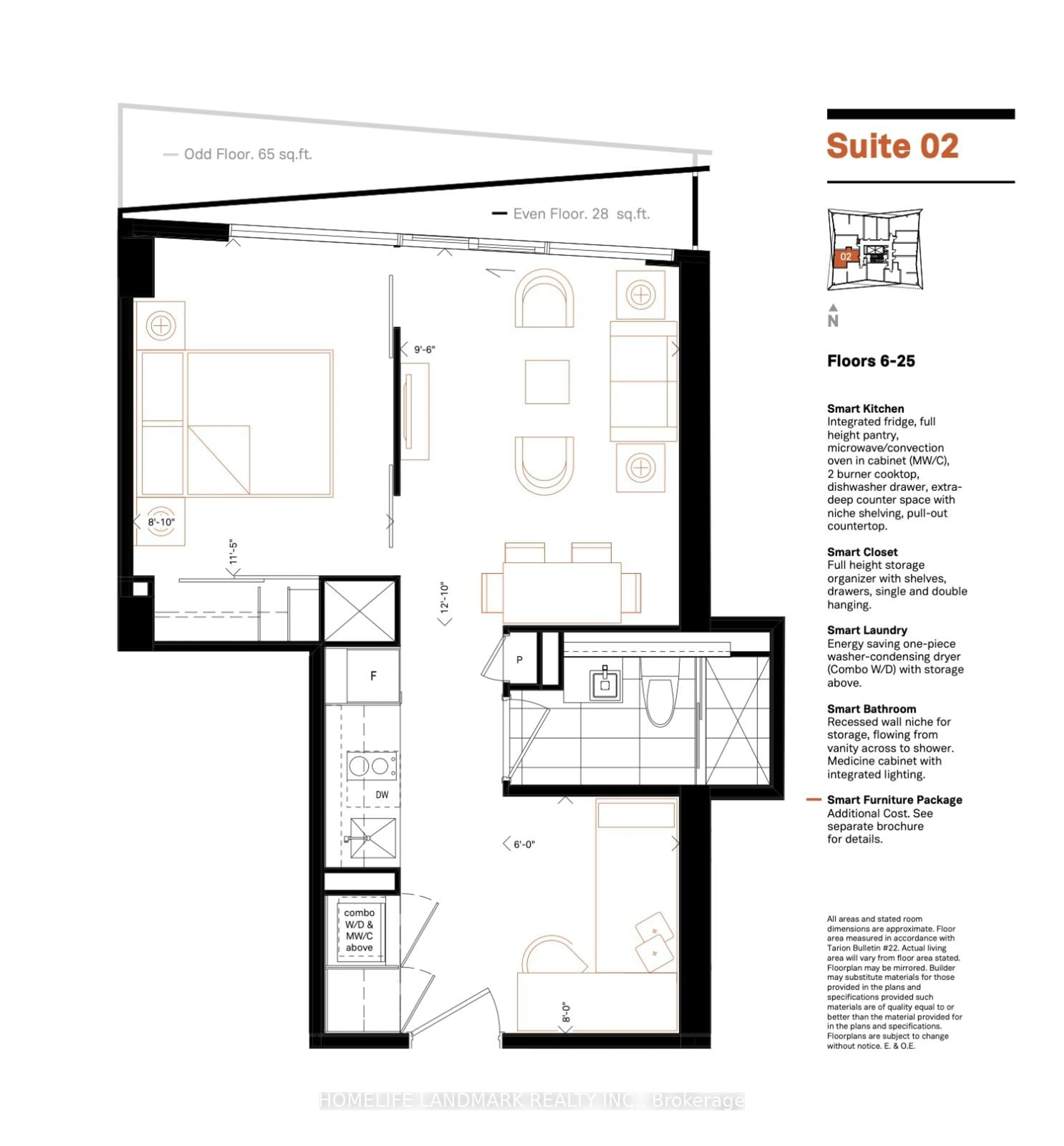 Floor plan for 215 Queen St #702, Toronto Ontario M5V 0P5