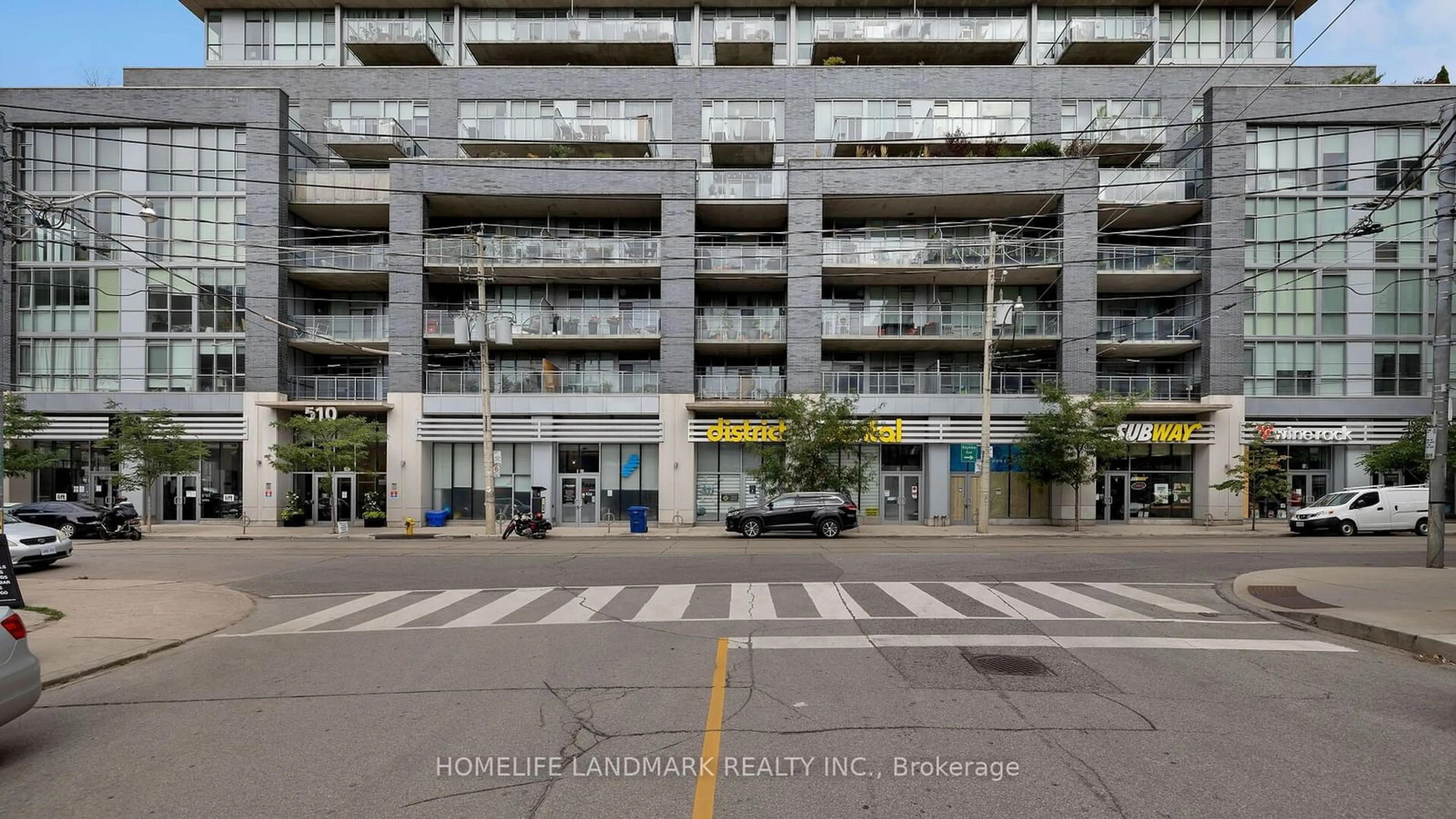 A pic from exterior of the house or condo for 510 King St #622, Toronto Ontario M5A 0E5