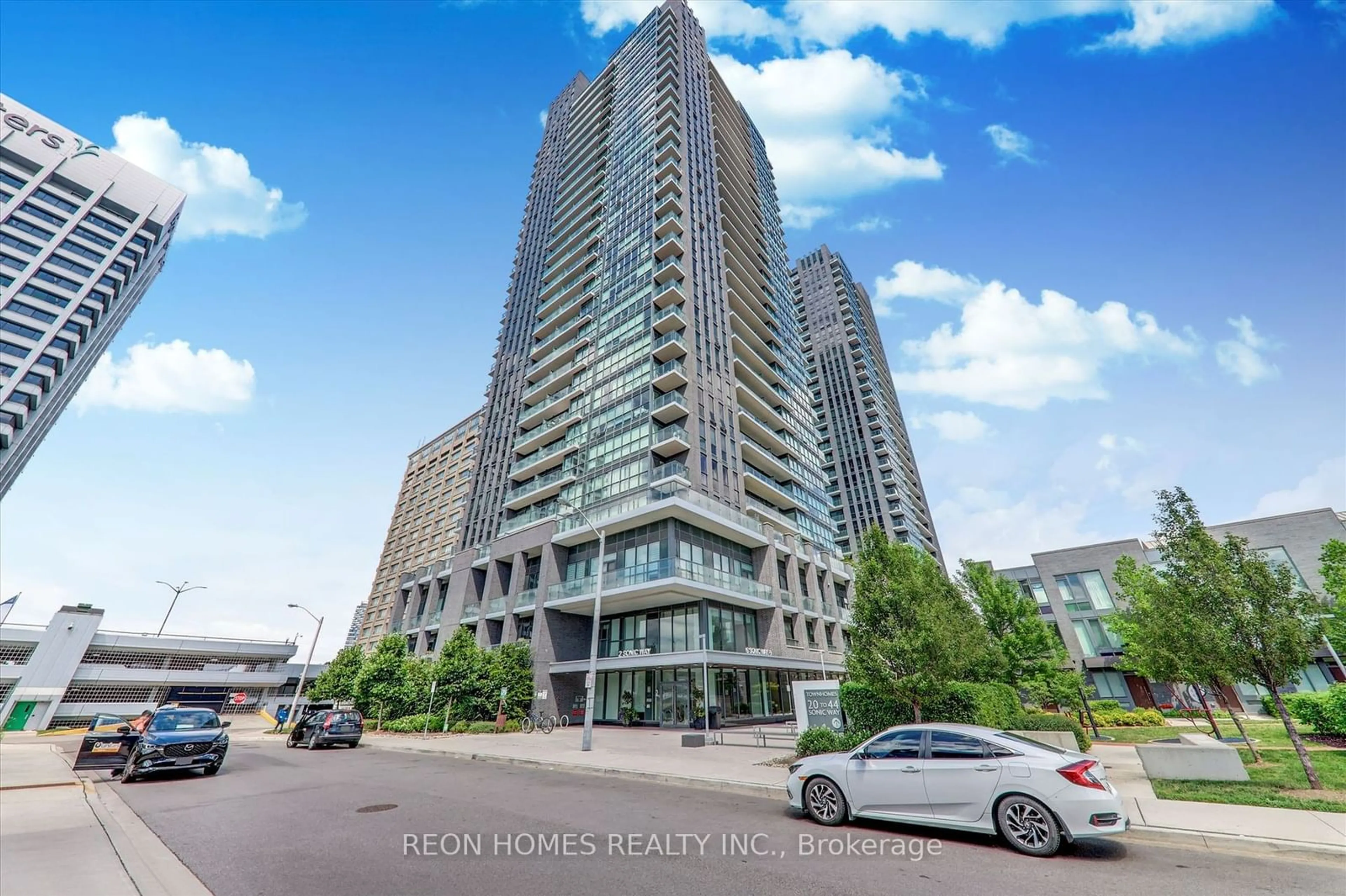 A pic from exterior of the house or condo for 2 Sonic Way #910, Toronto Ontario M3C 0P2