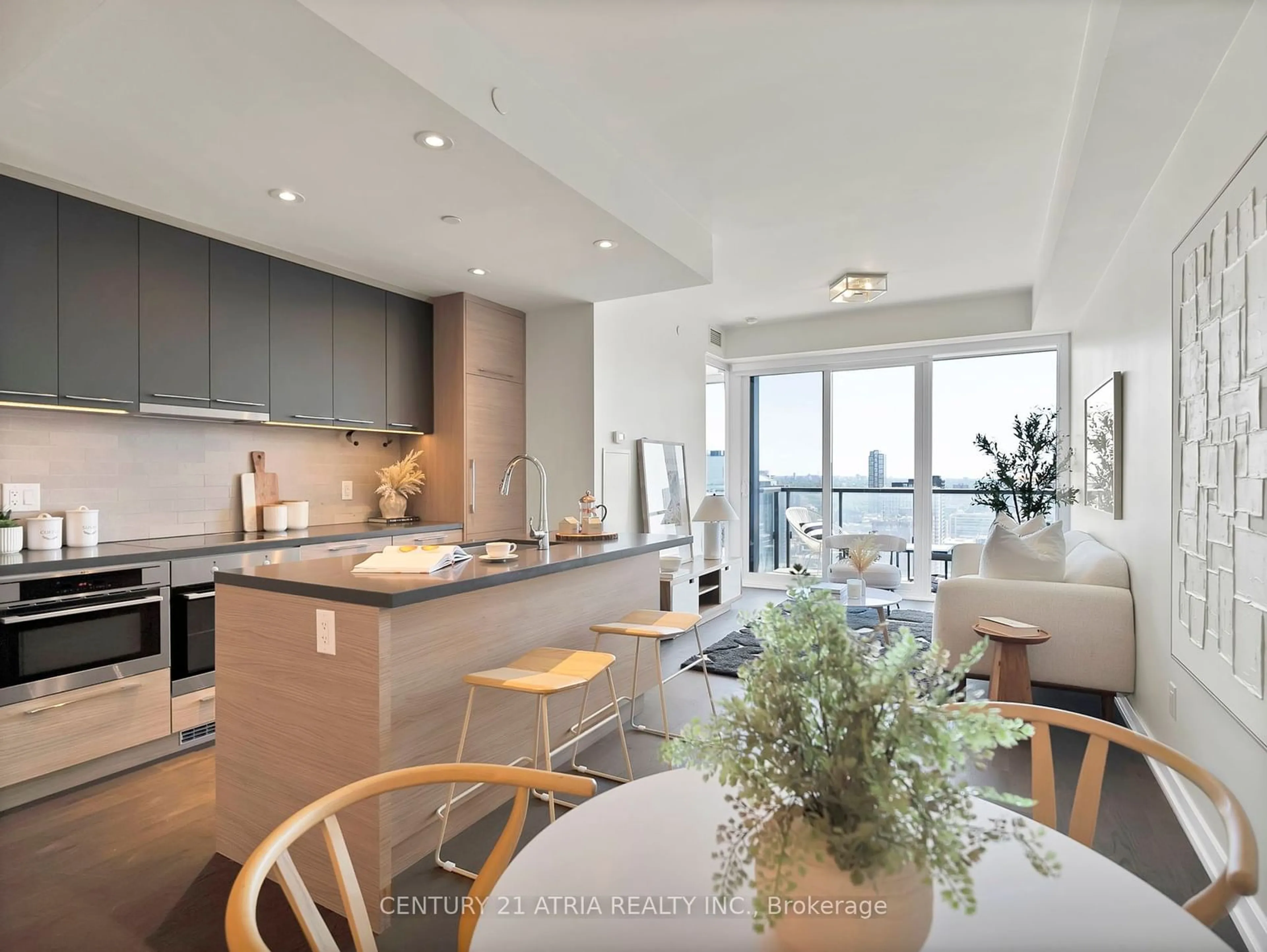 Contemporary kitchen for 488 University Ave #2503, Toronto Ontario M5G 0C1