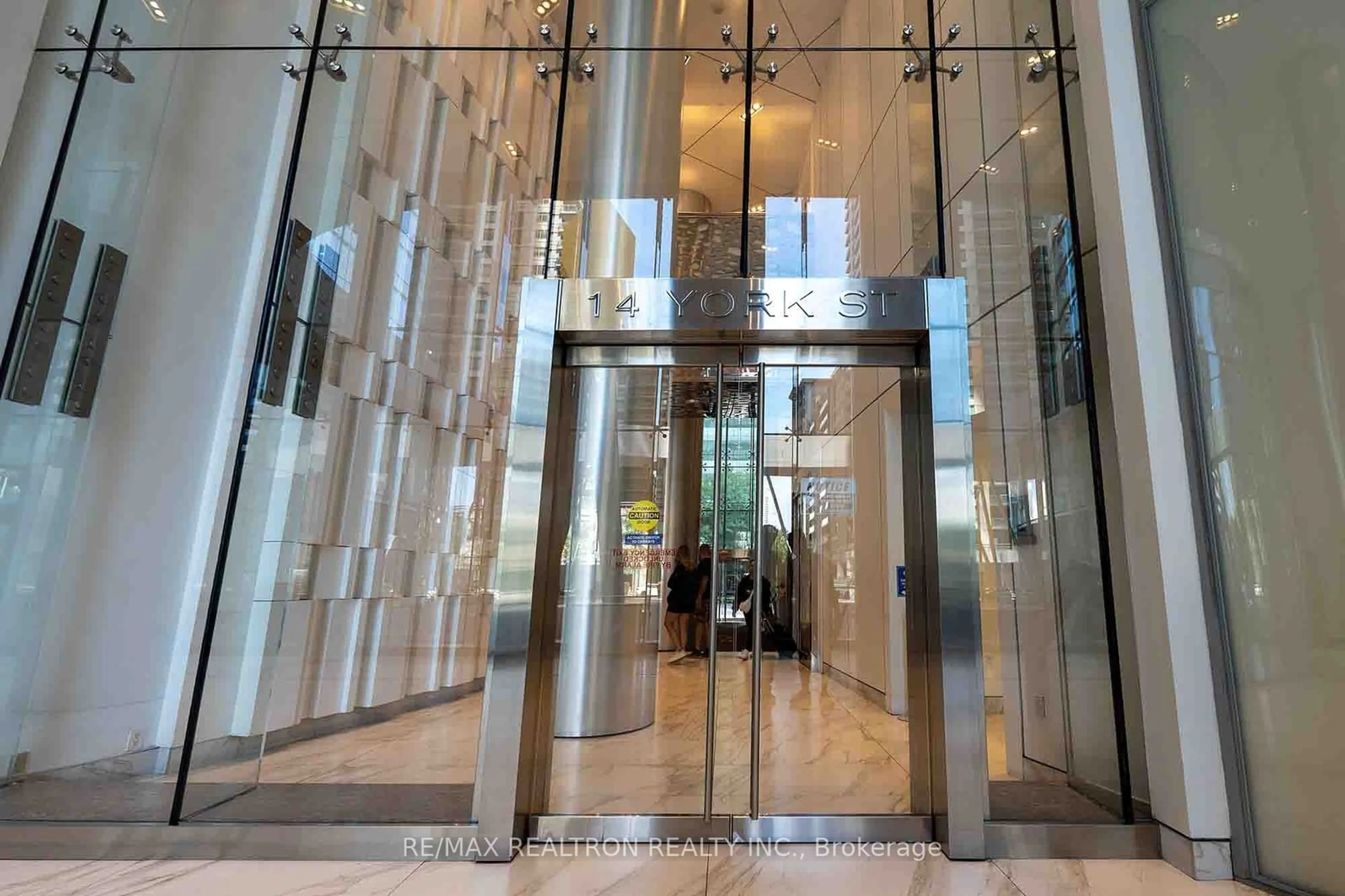 Indoor lobby for 14 York St #1906, Toronto Ontario M5J 0B1