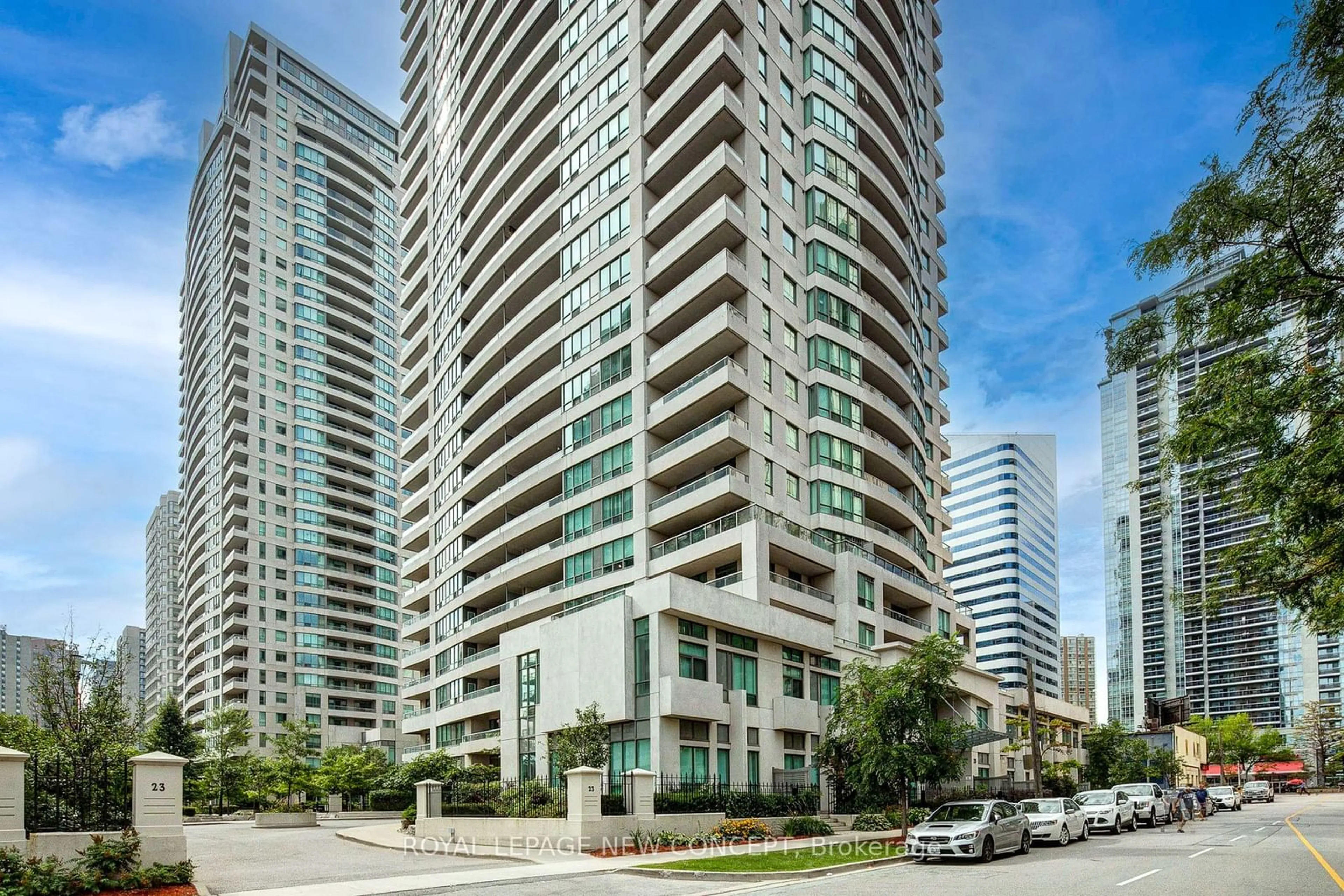 A pic from exterior of the house or condo for 23 Hollywood Ave #2803, Toronto Ontario M2N 7L8