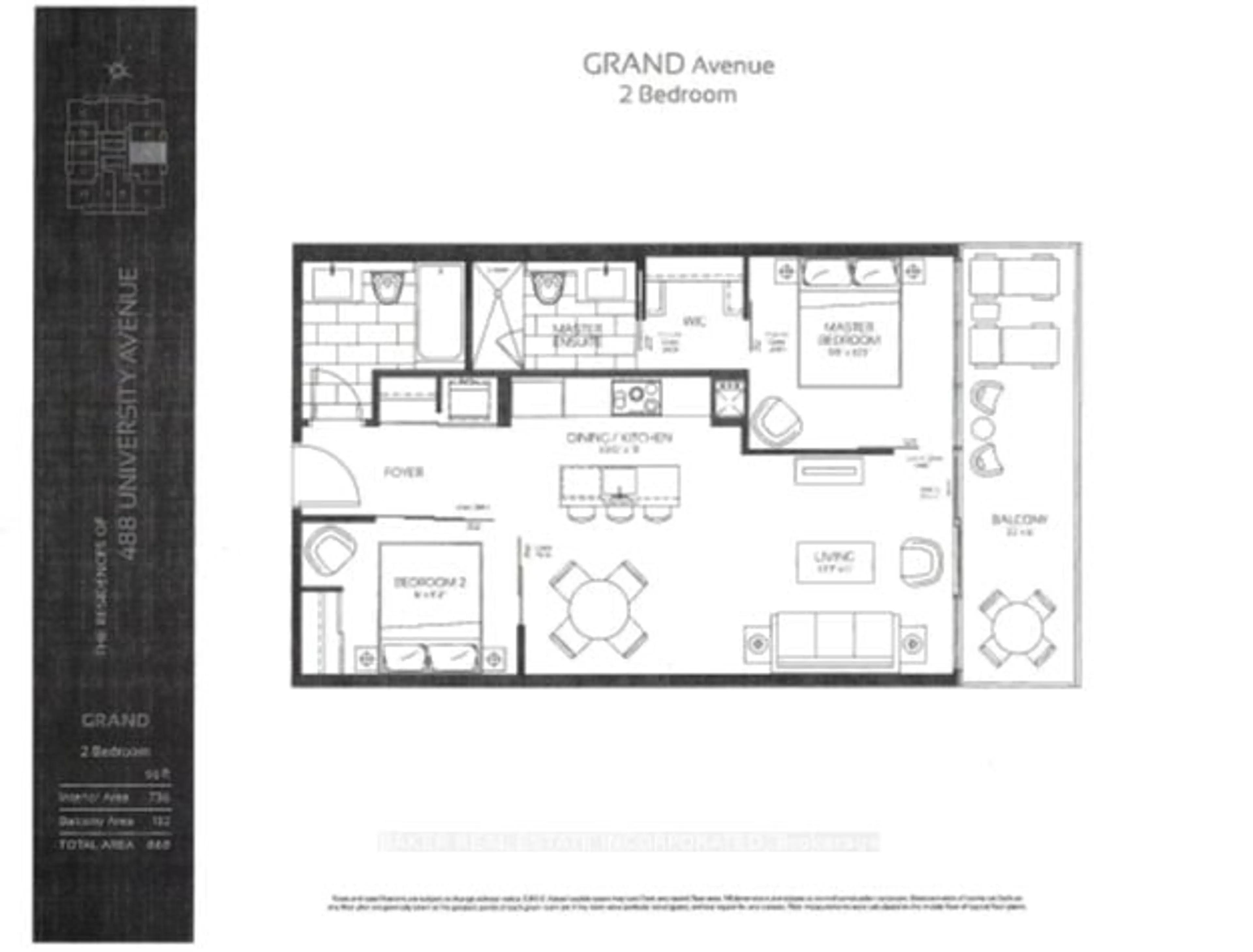 Floor plan for 488 University Ave #4705, Toronto Ontario M5G 0C1