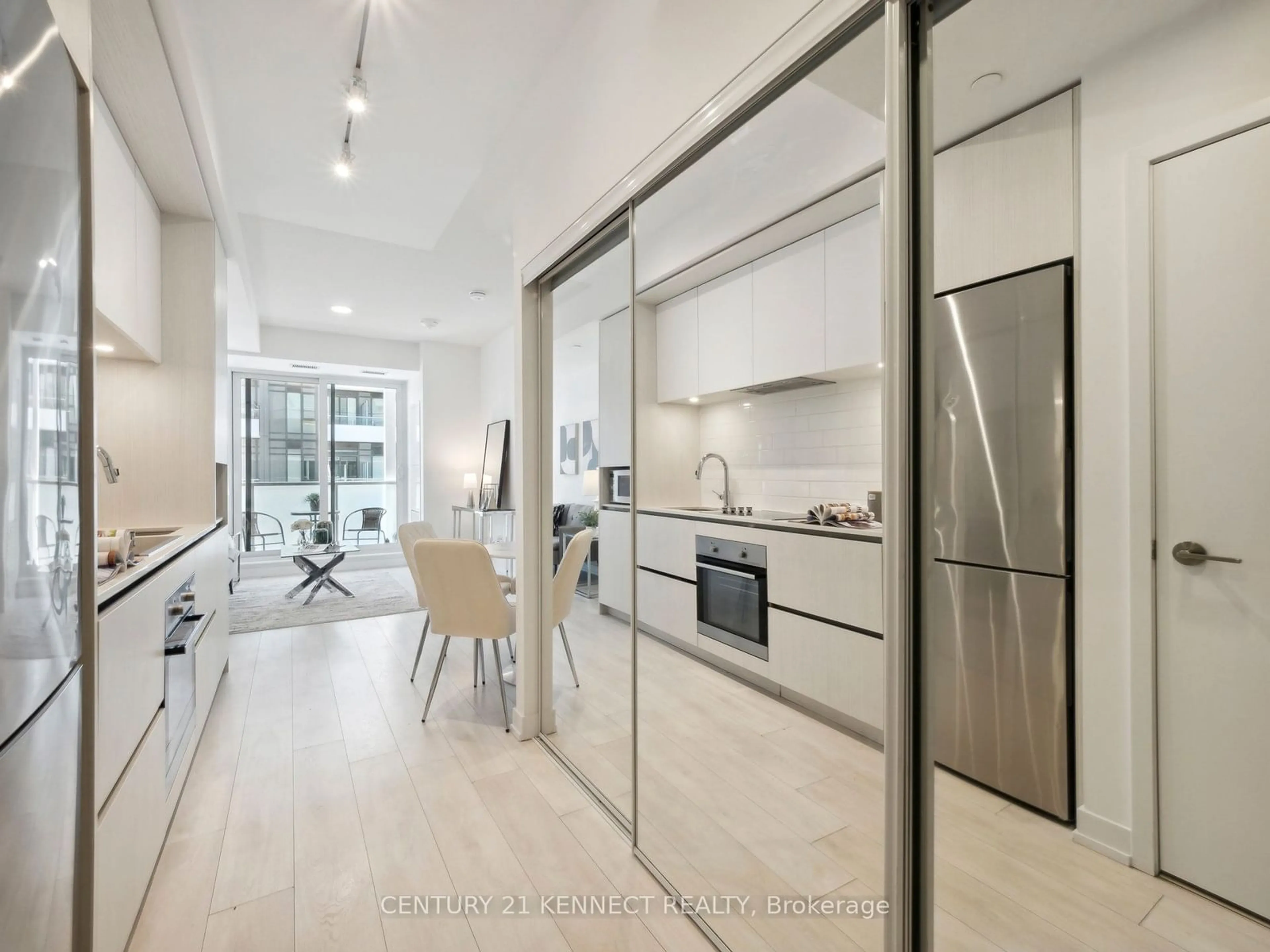 Contemporary kitchen for 34 Tubman Ave #1013, Toronto Ontario M5A 0R2