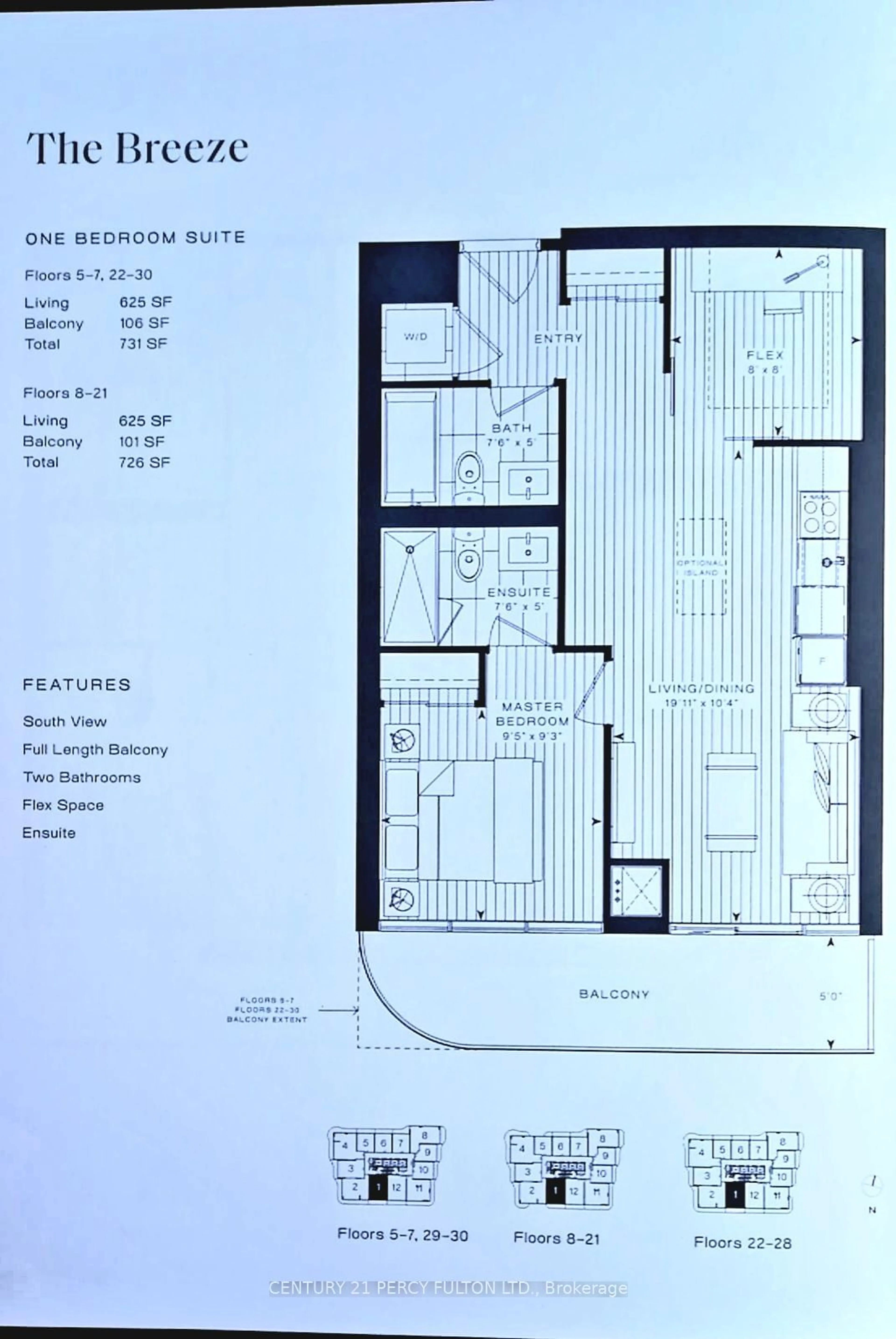Floor plan for 15 Holmes Ave #1801, Toronto Ontario M2N 0L4