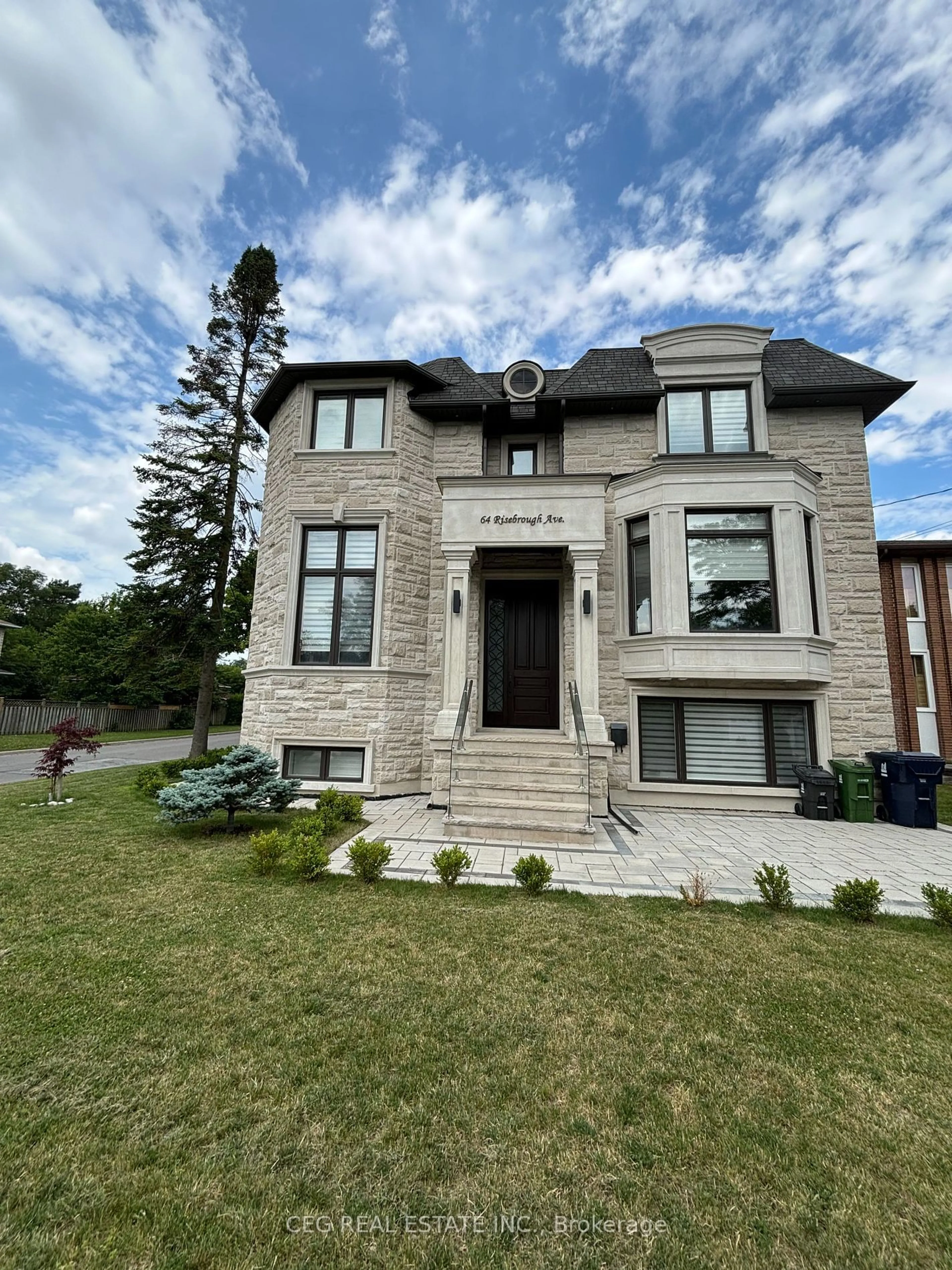 Home with brick exterior material for 64 Risebrough Ave, Toronto Ontario M2M 2E3