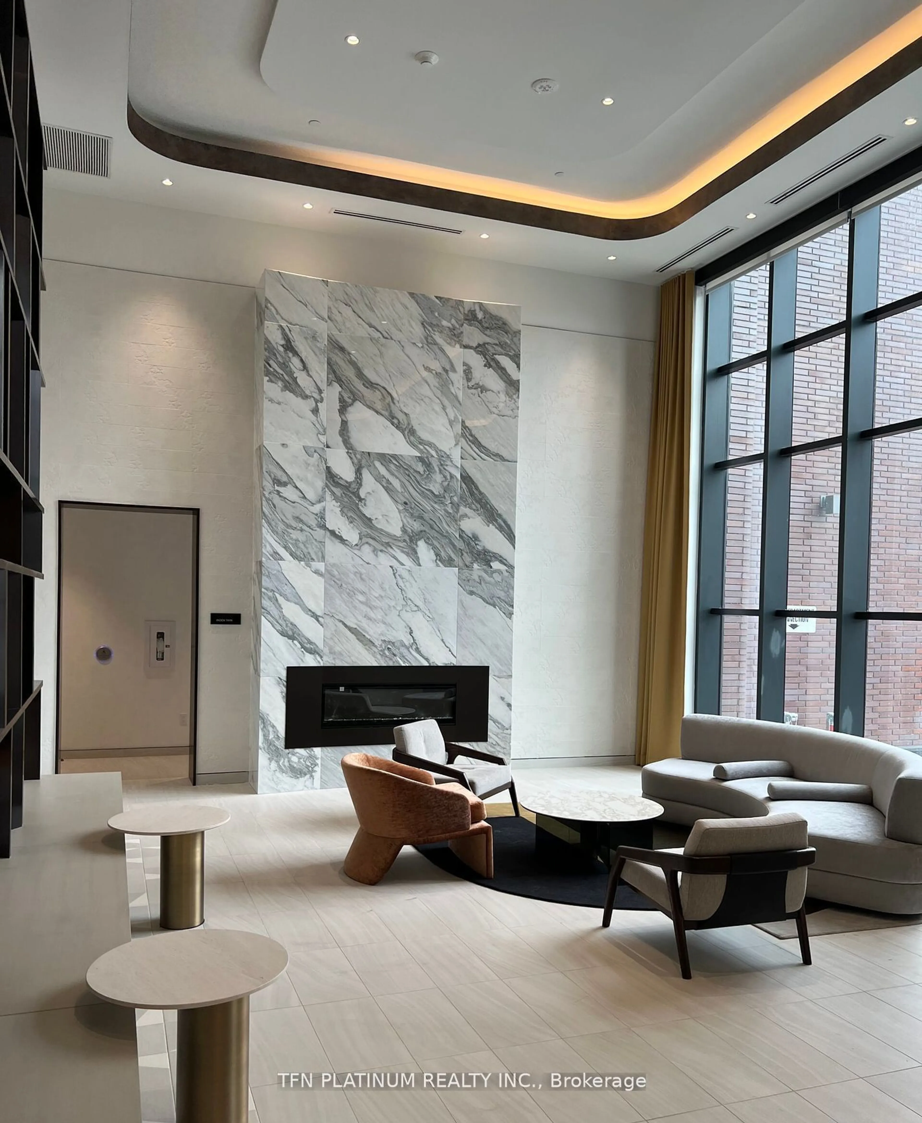 Indoor lobby for 130 River St #908, Toronto Ontario M5A 0R8