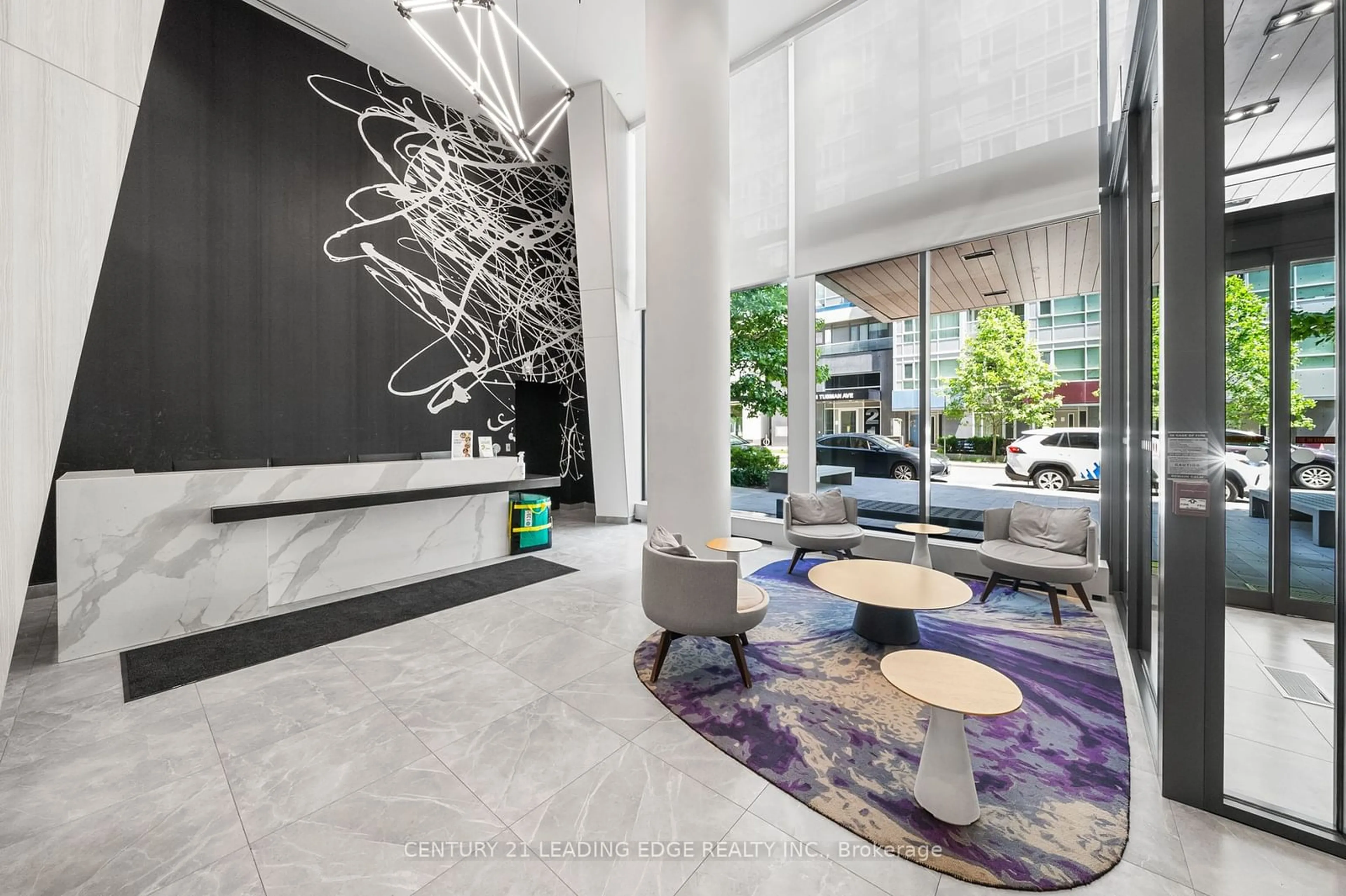 Indoor lobby for 20 Tubman Ave #1410, Toronto Ontario M5A 0M8