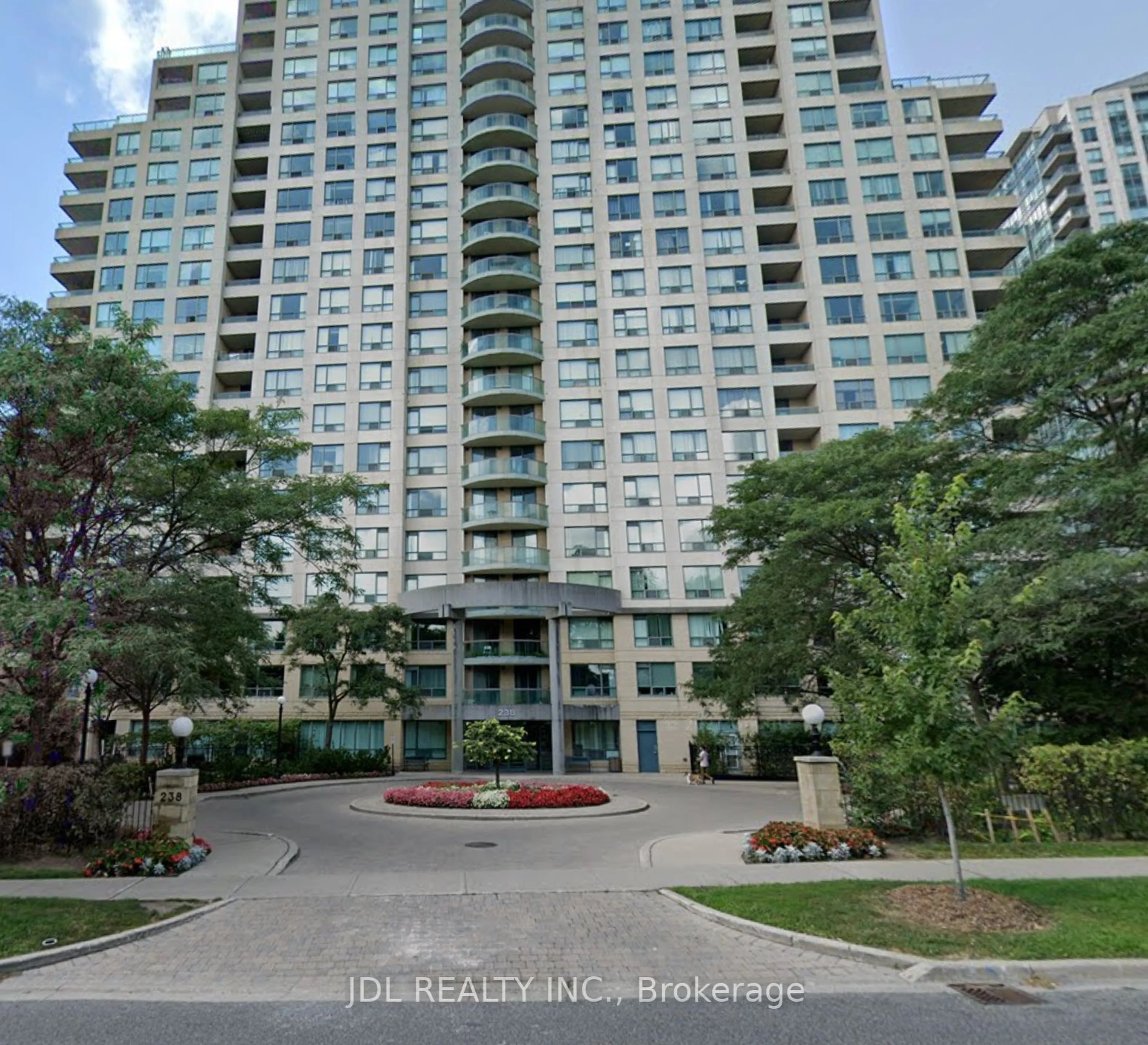 A pic from exterior of the house or condo for 238 Doris Ave #1602, Toronto Ontario M2N 6W1
