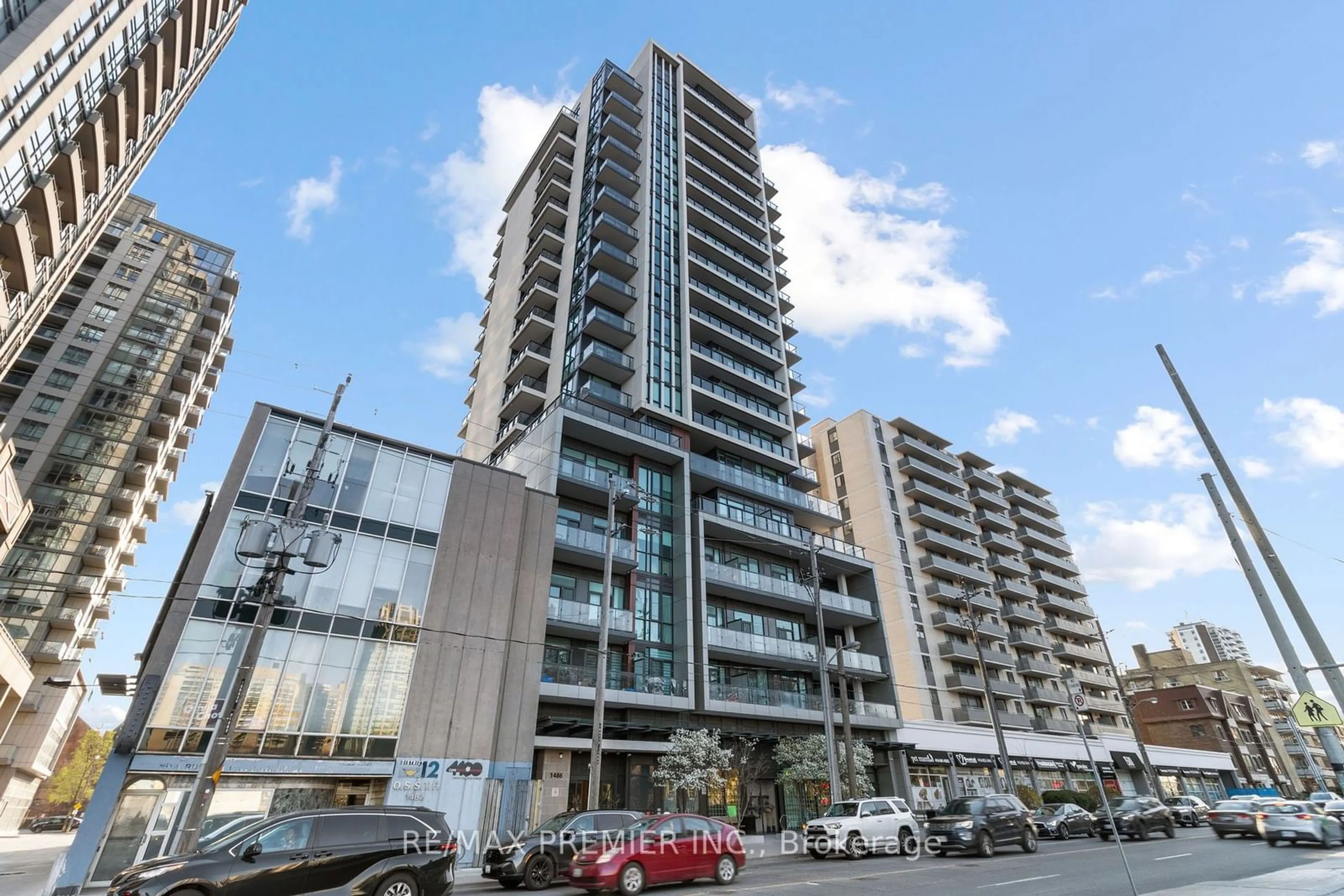 A pic from exterior of the house or condo for 1486 Bathurst St #404, Toronto Ontario M5P 3G9