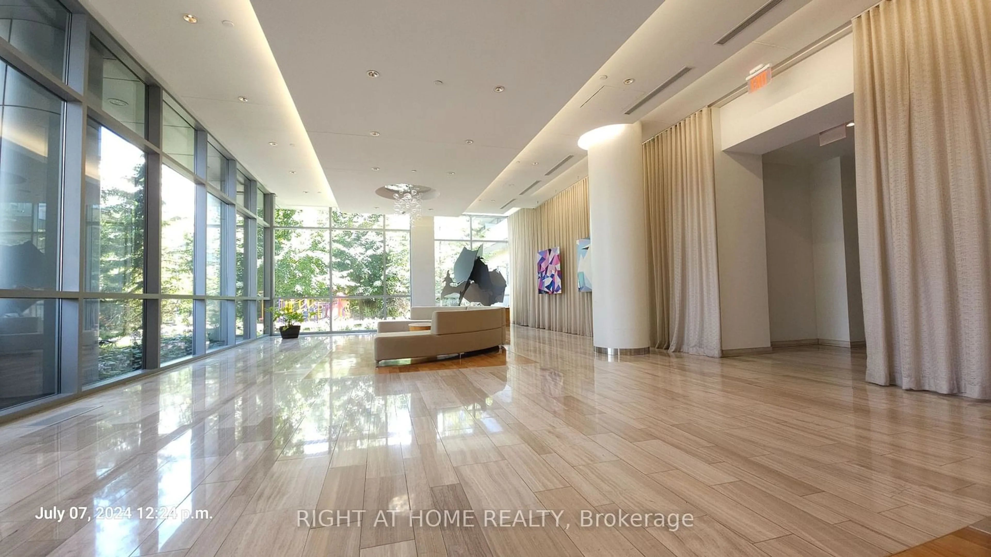 Indoor lobby for 62 Forest Manor Rd #711, Toronto Ontario M2J 0A9