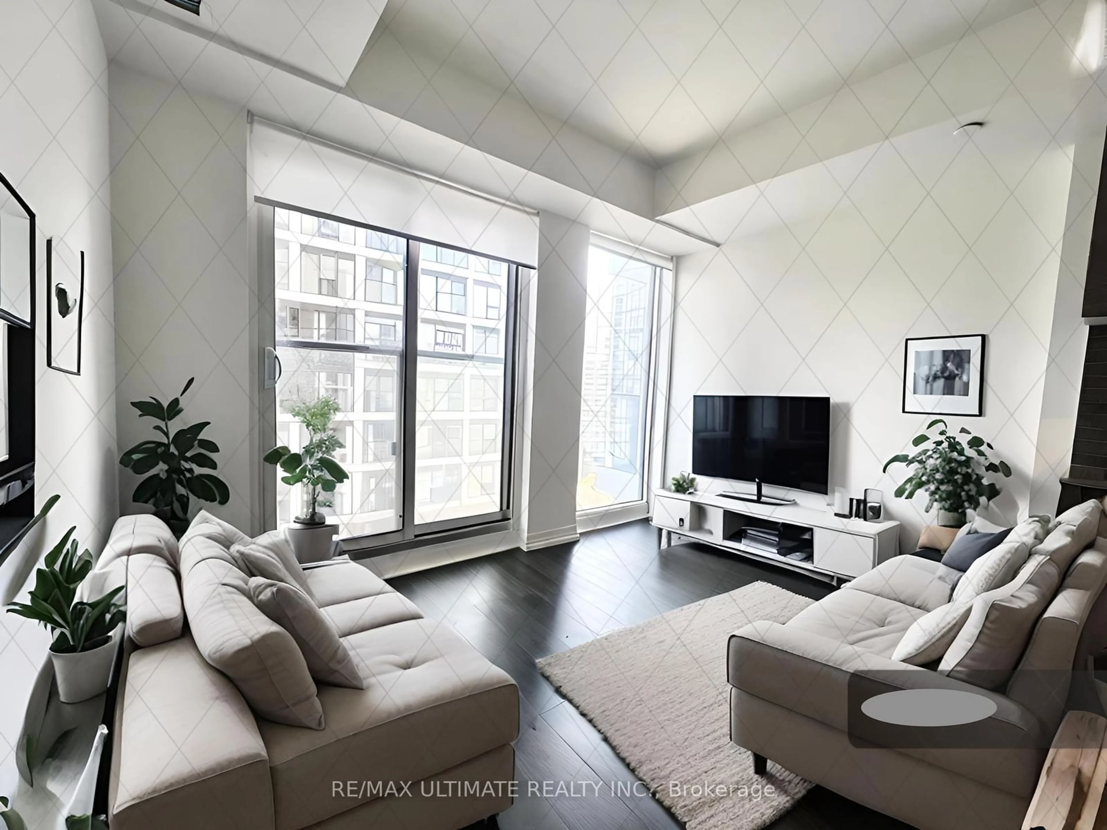 Living room for 251 Jarvis St #2204, Toronto Ontario M5B 0C3