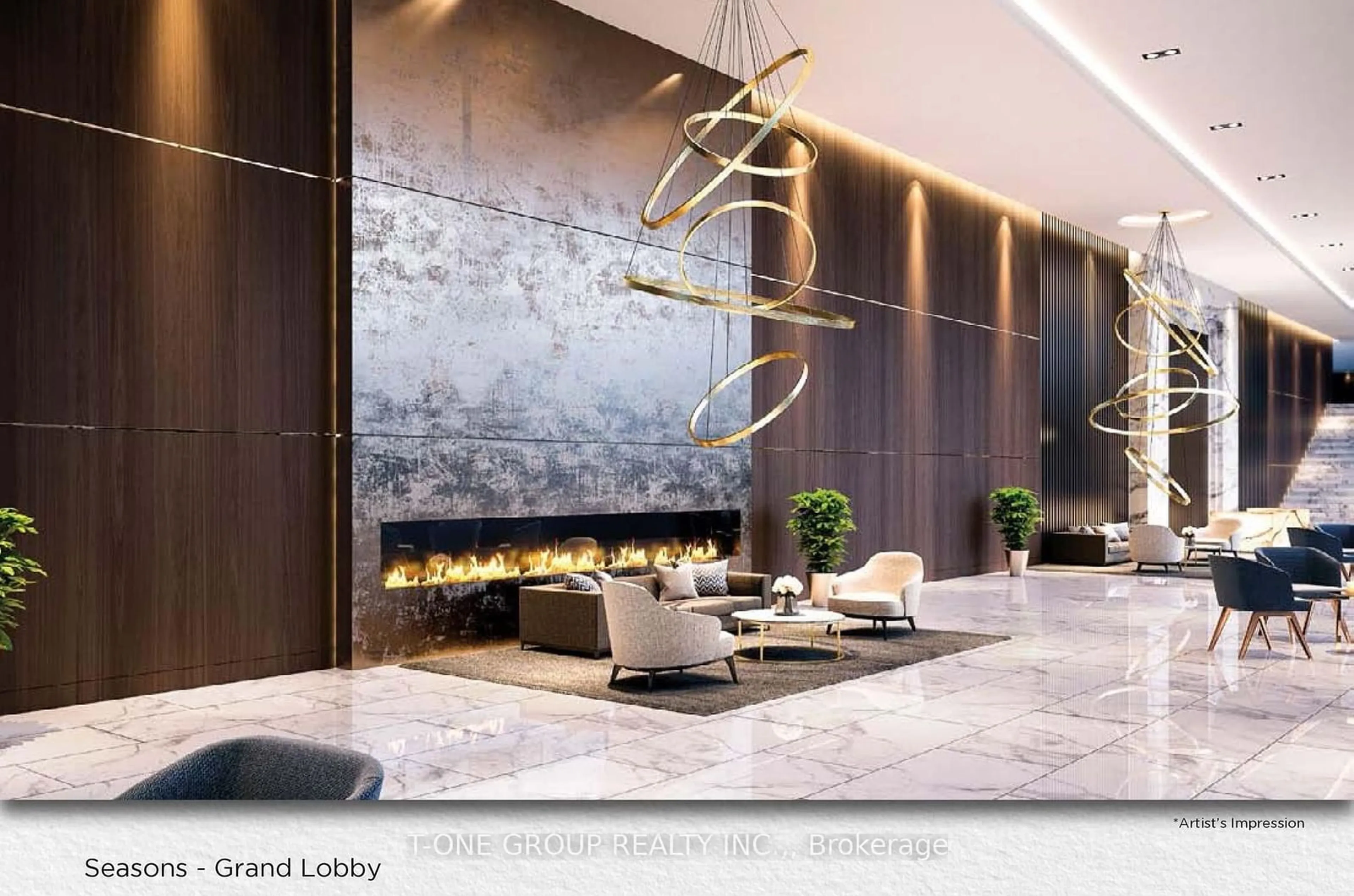 Indoor lobby for 95 Mcmahon Dr #707, Toronto Ontario M2K 0H1