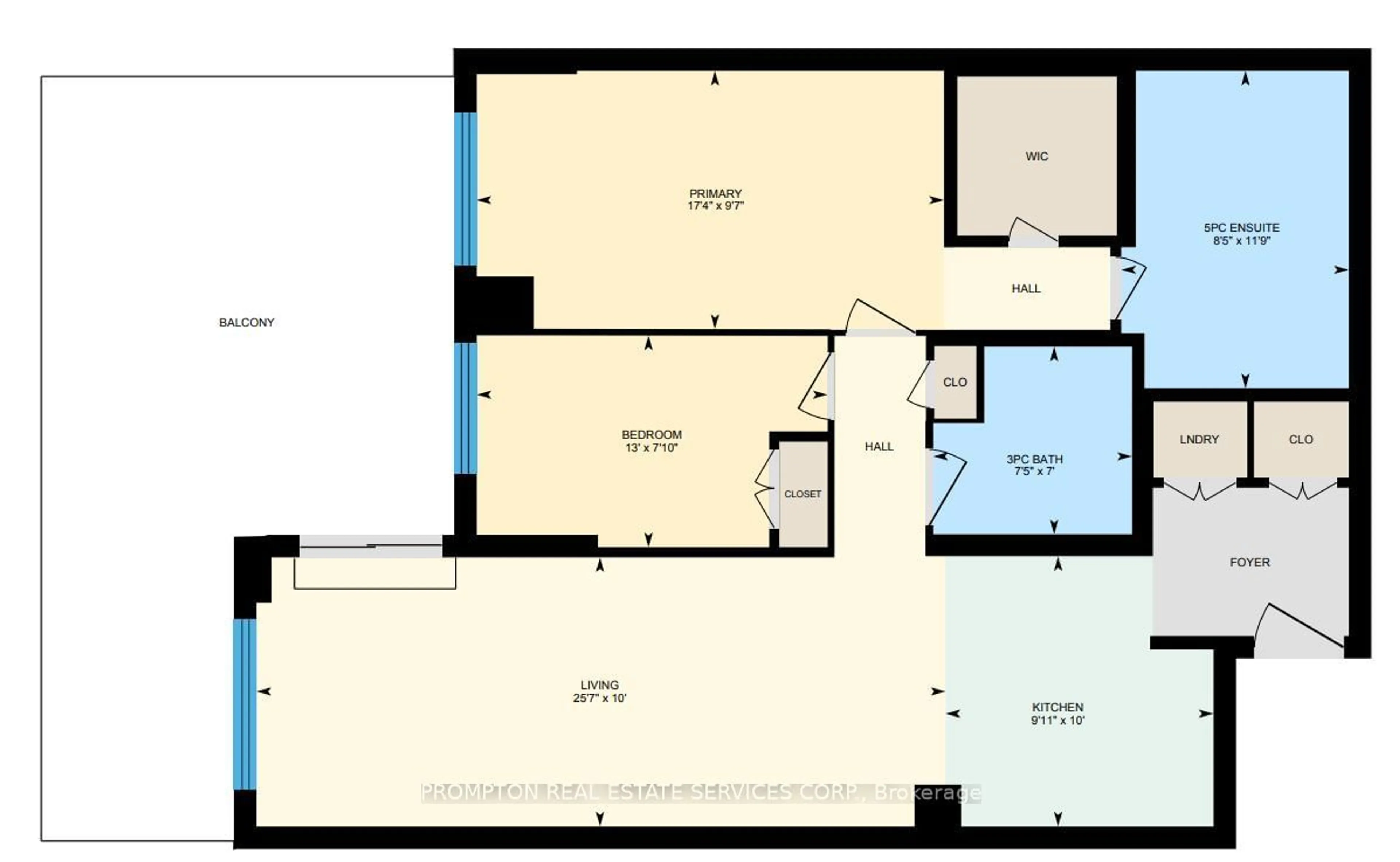 Floor plan for 99 AVENUE Rd #206, Toronto Ontario M5R 2G5