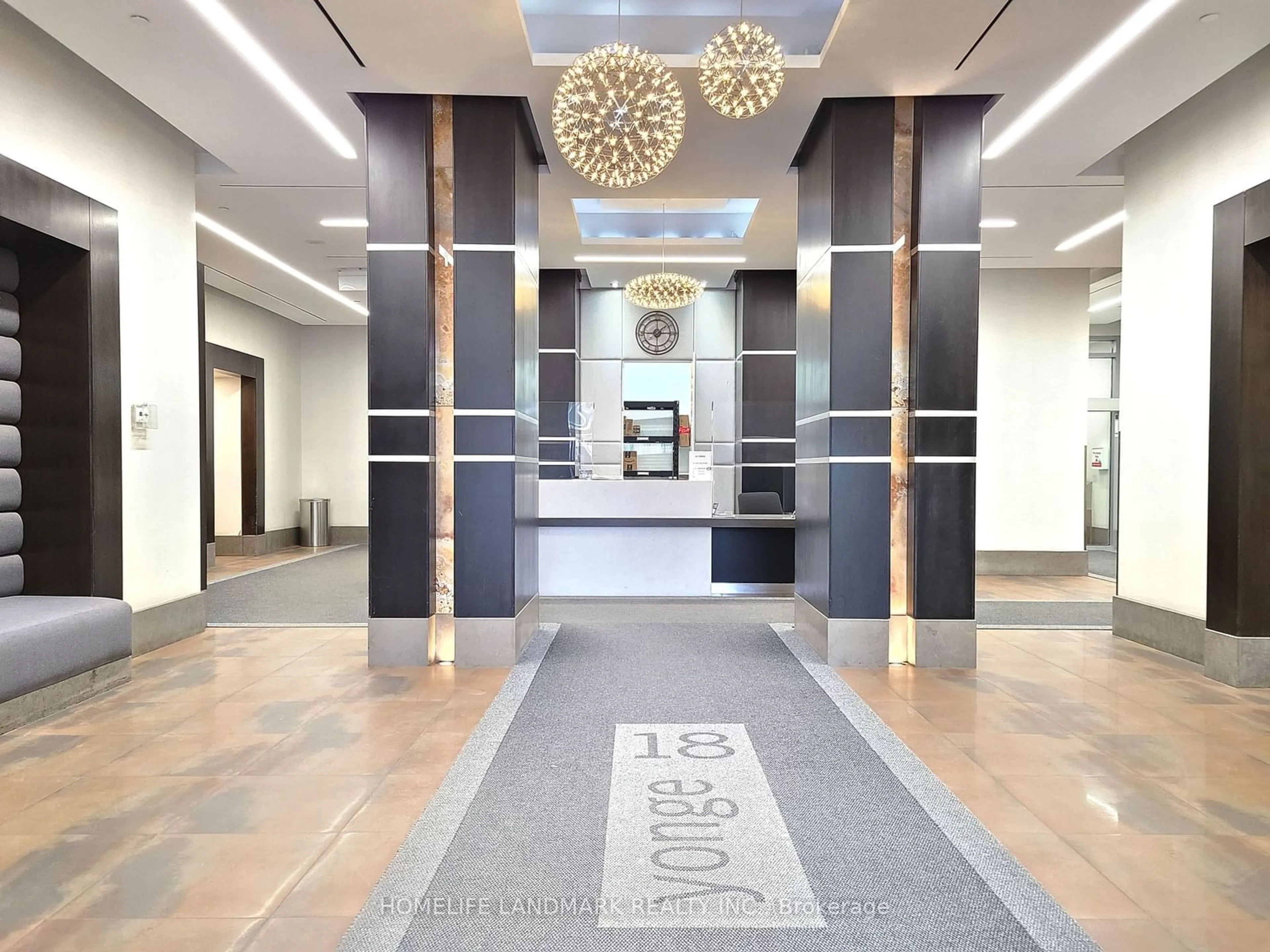 Indoor lobby for 18 Yonge St #1303, Toronto Ontario M5E 1Z8