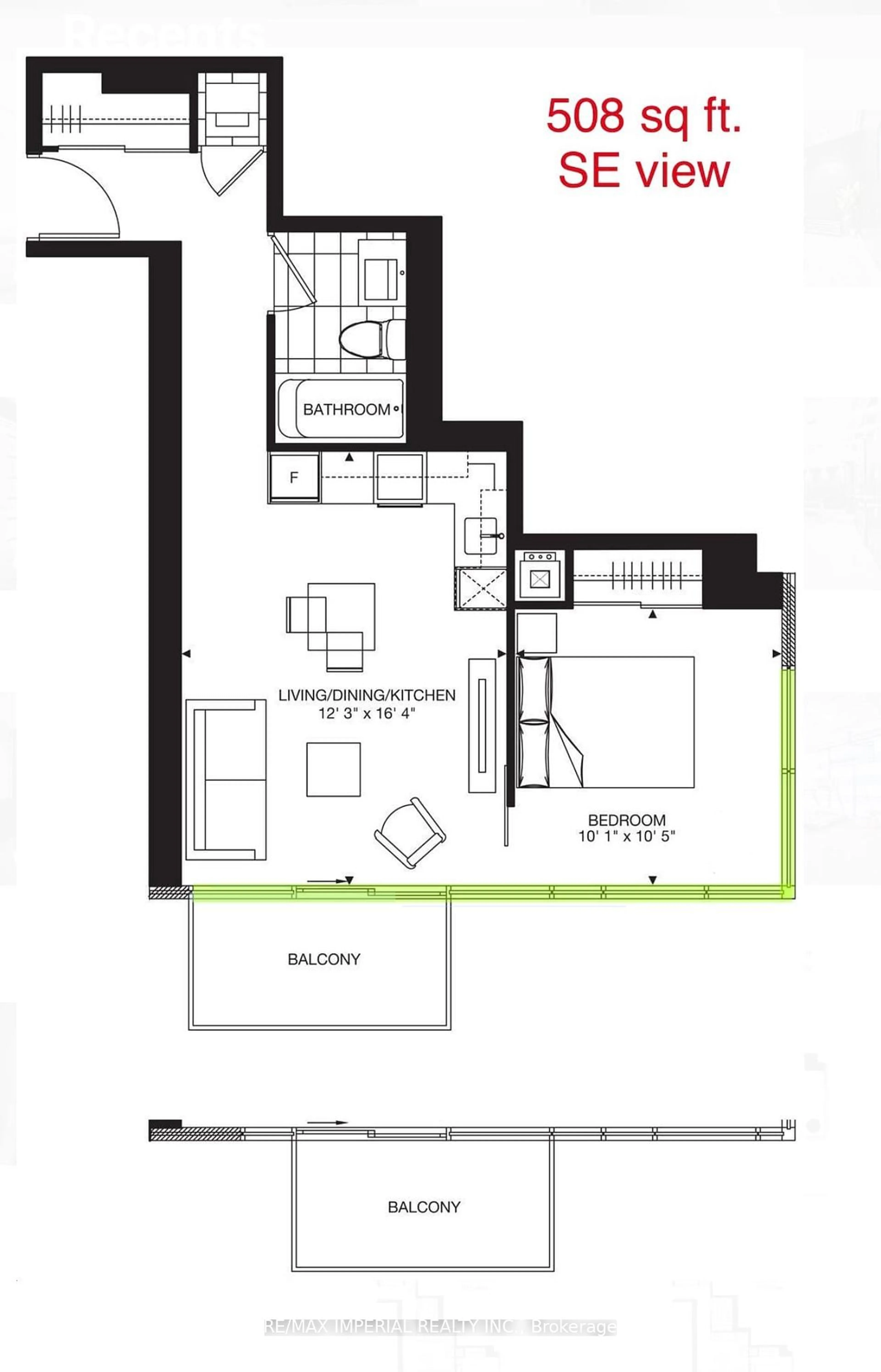 Floor plan for 87 Peter St #3113, Toronto Ontario M5V 2G4