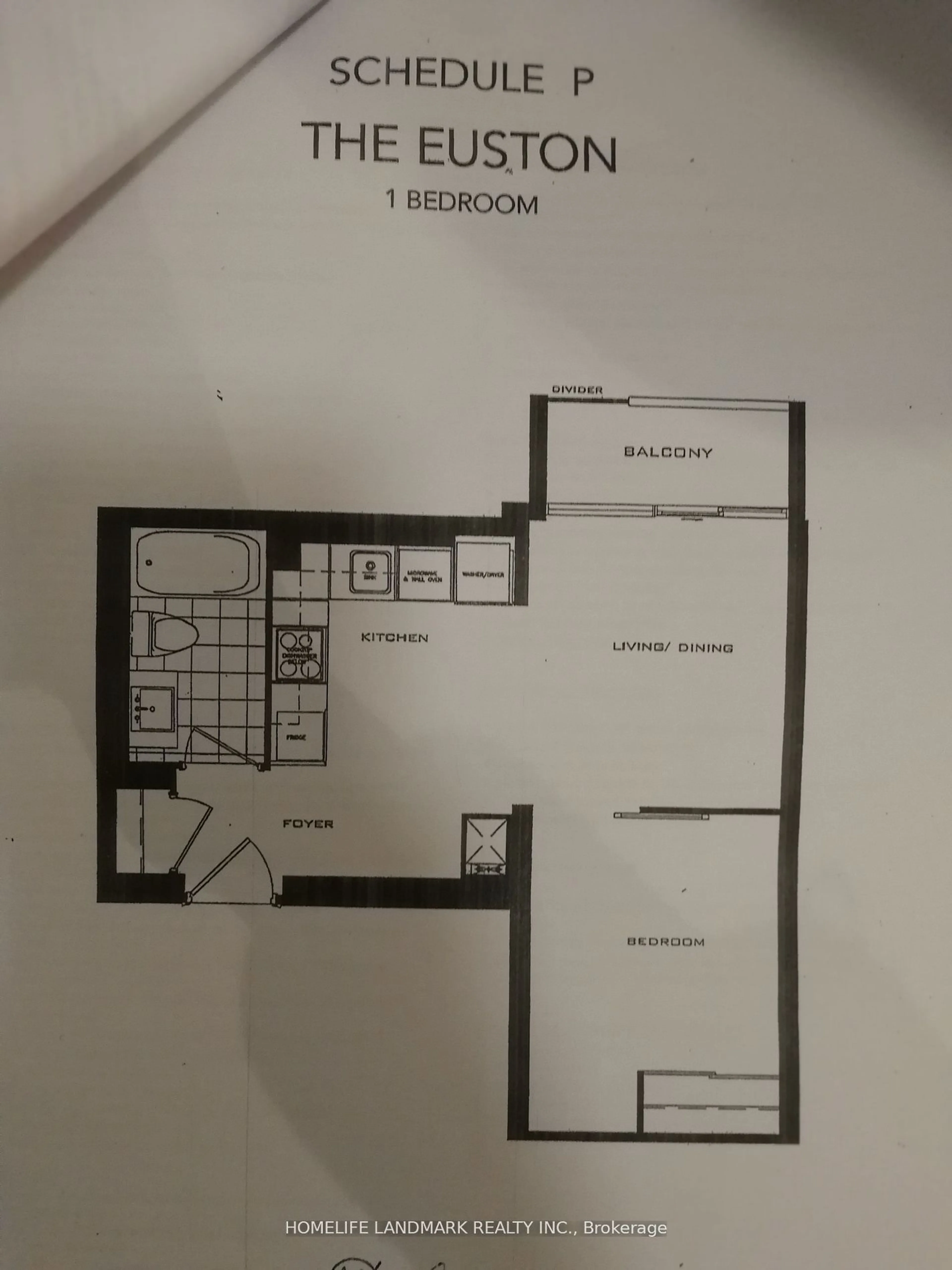Floor plan for 955 Bay St #703, Toronto Ontario M5S 0C6