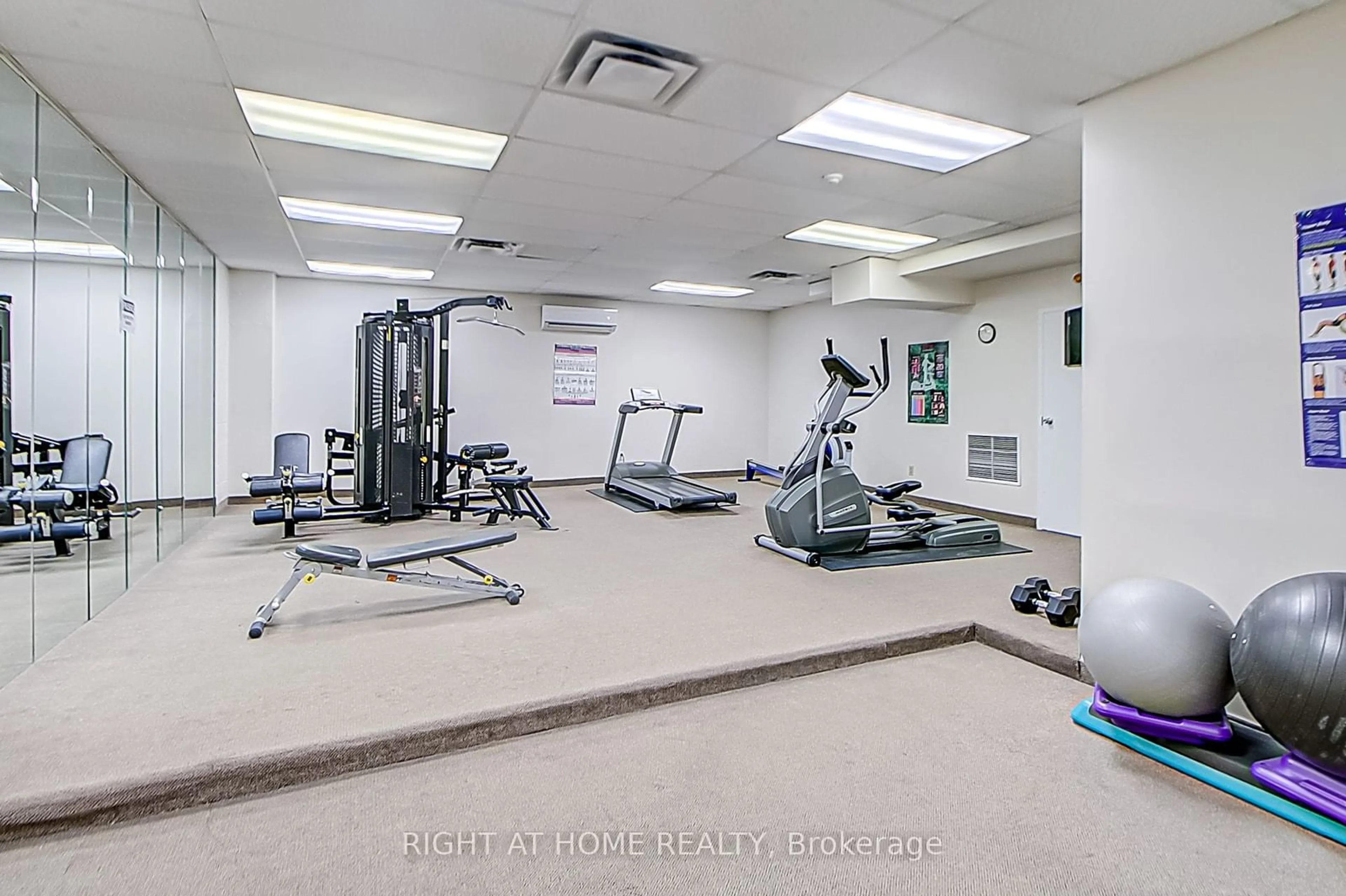 Gym or fitness room for 10 Gateway Blvd #614, Toronto Ontario M3C 3A1