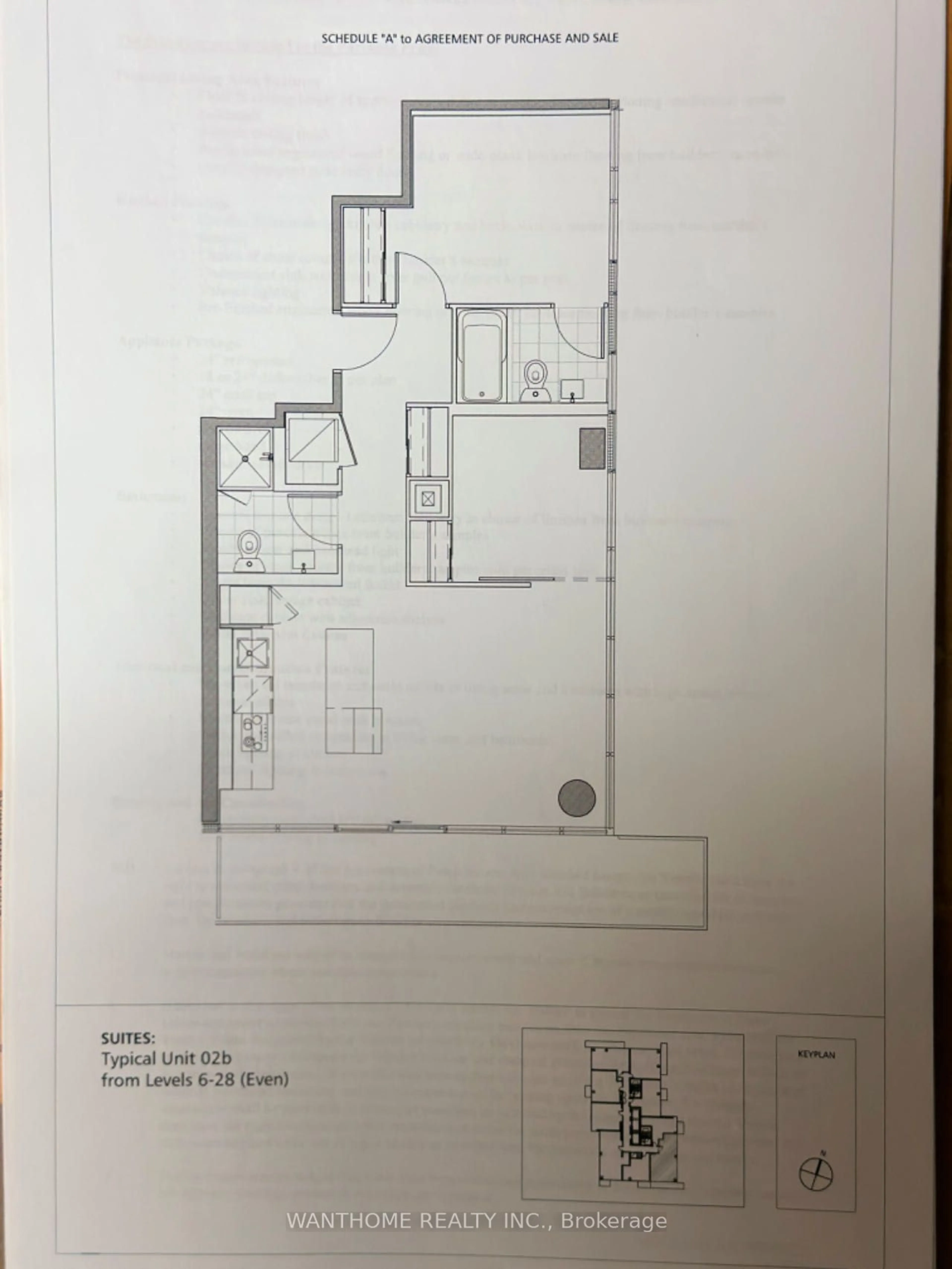 Floor plan for 75 St. Nicholas St #802, Toronto Ontario M4Y 0A5